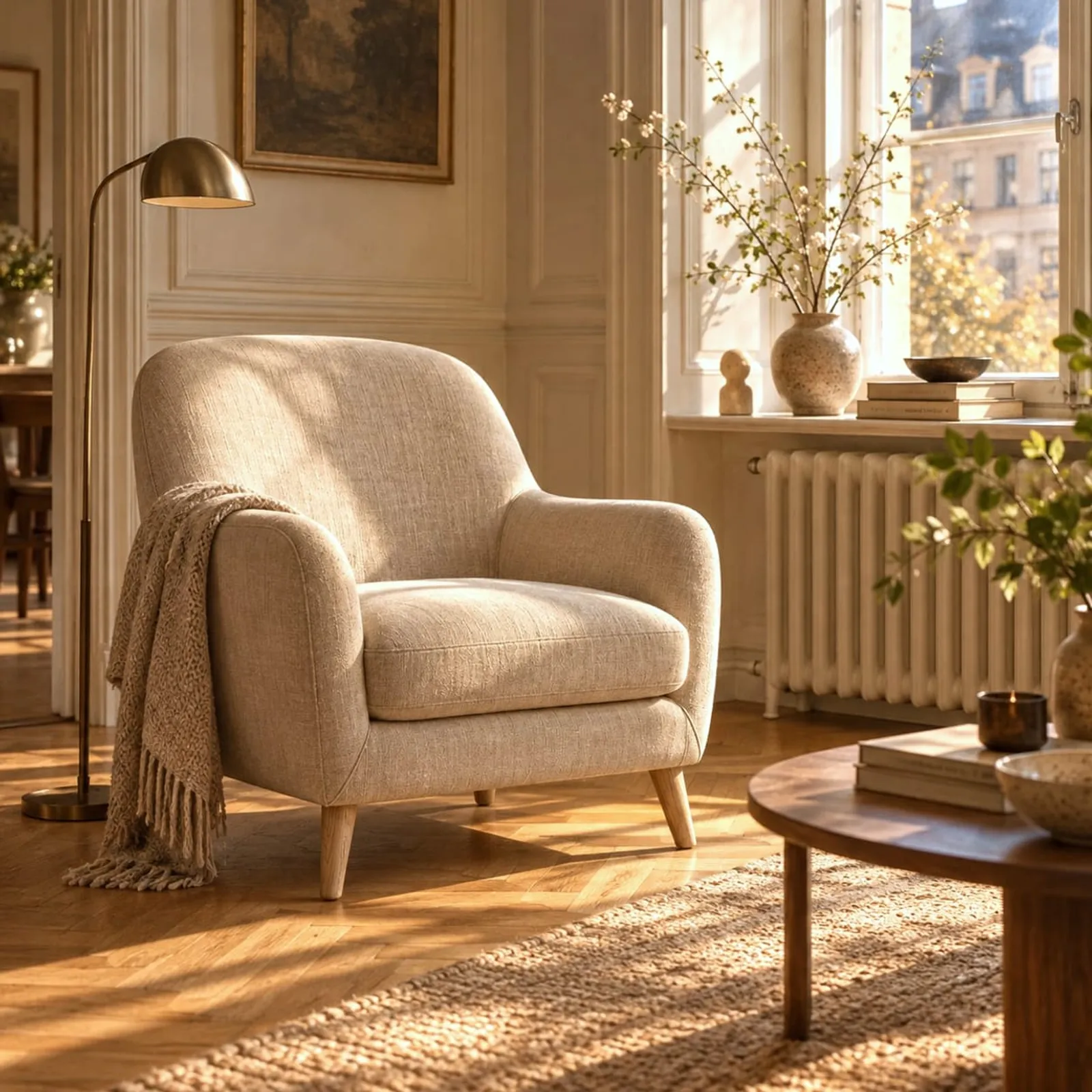 Fauteuil Salvia rouille - image 2