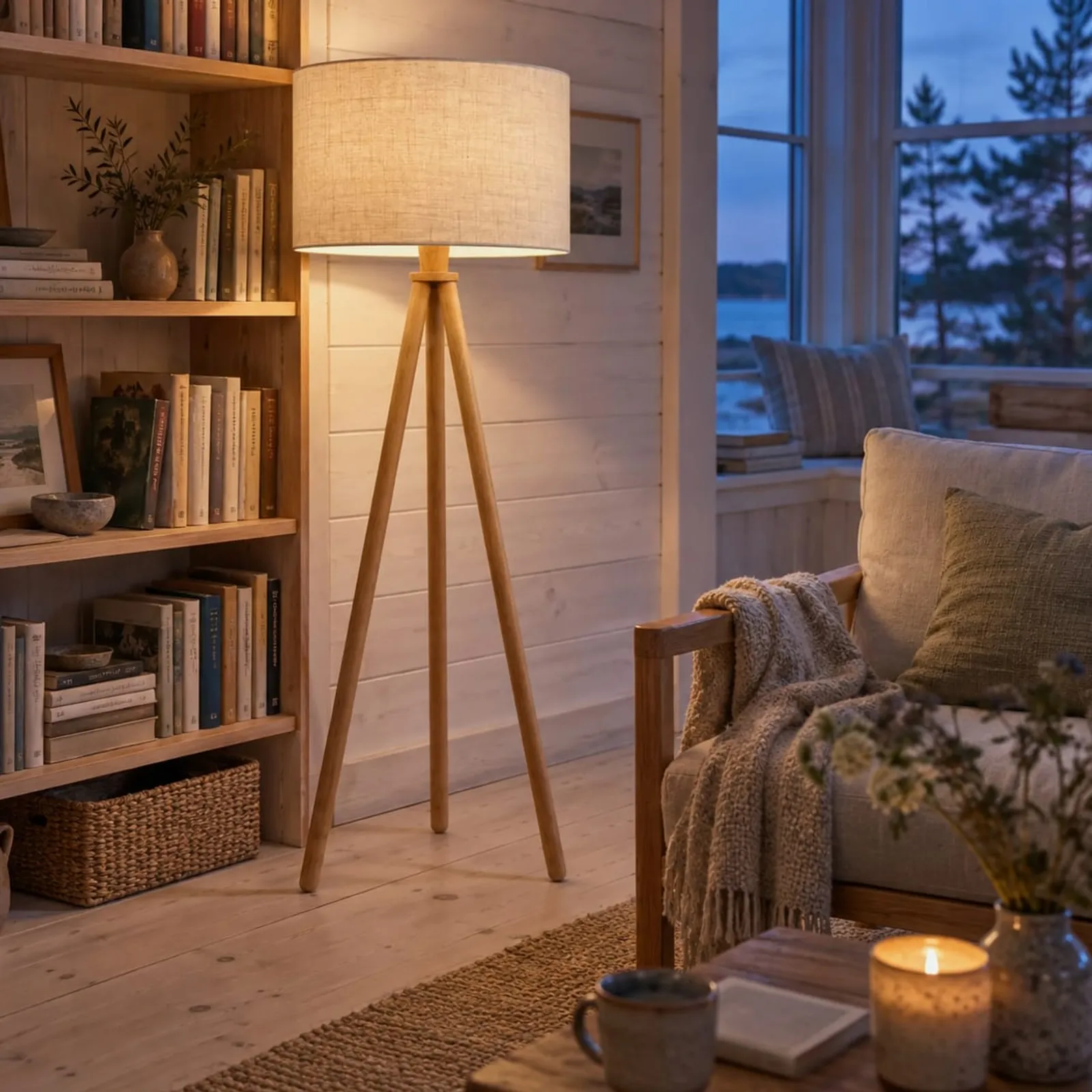 Lampadaire Kusten naturel - image 3