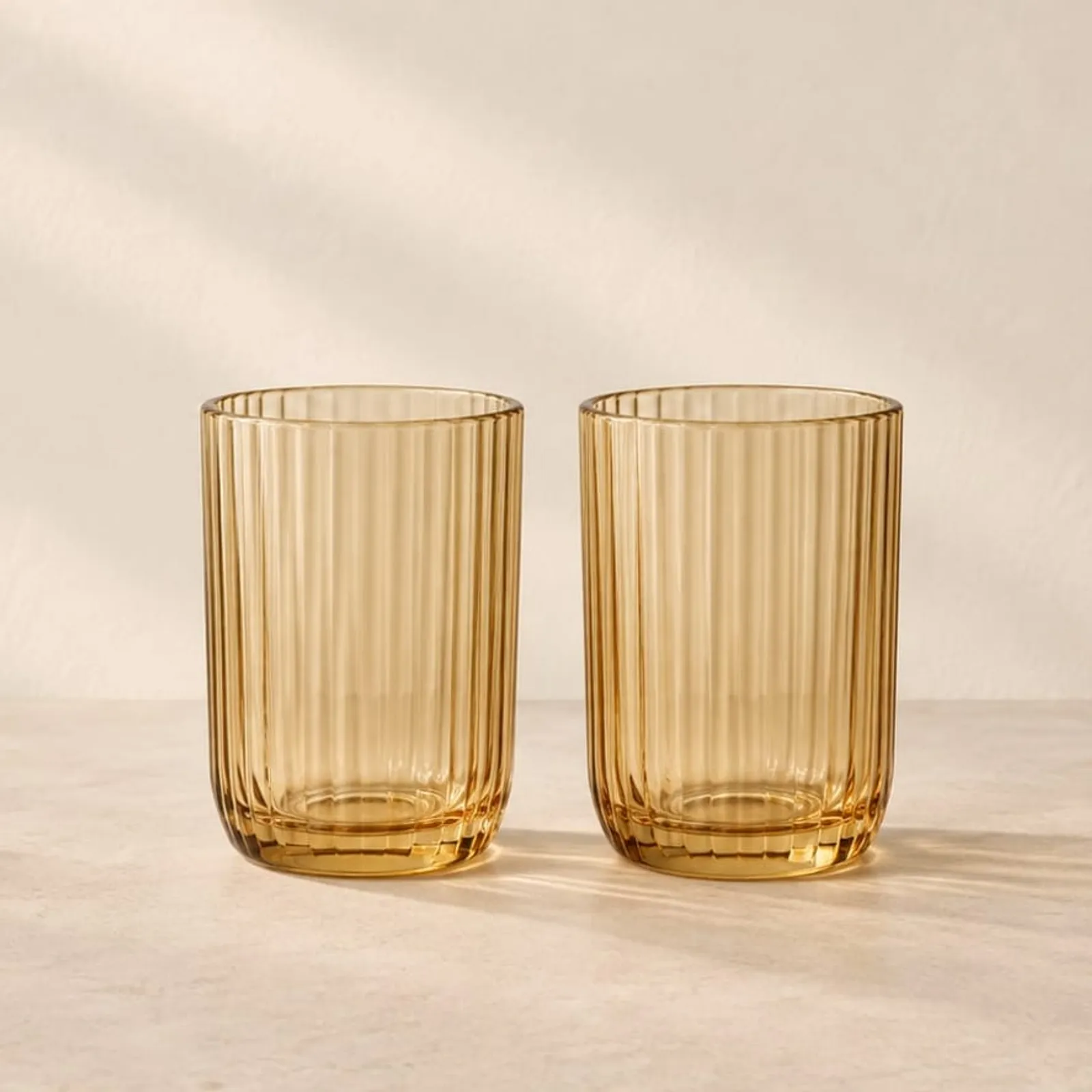 Glas Sälg Ockra - bild 1