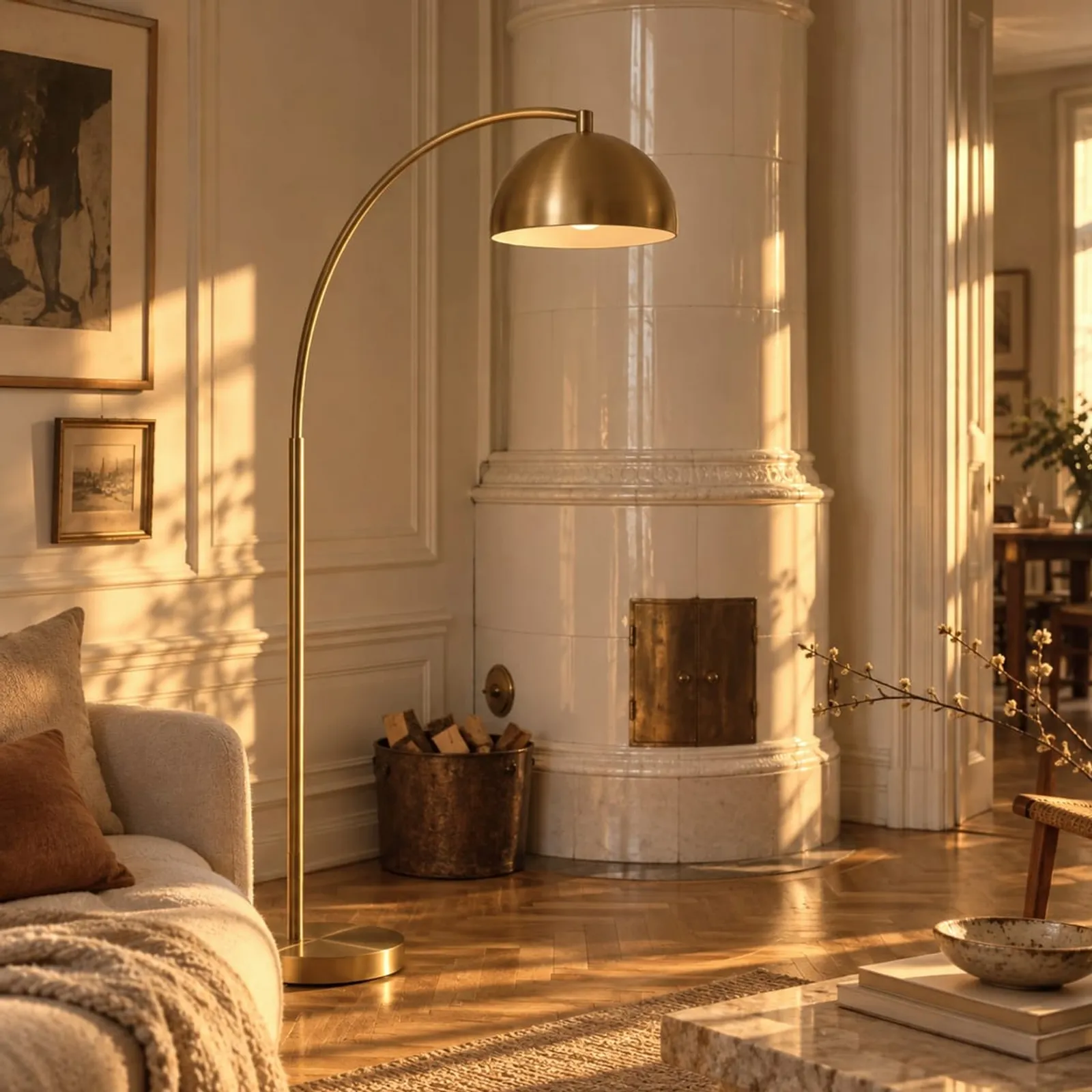Lampadaire Pors ocre - image 2