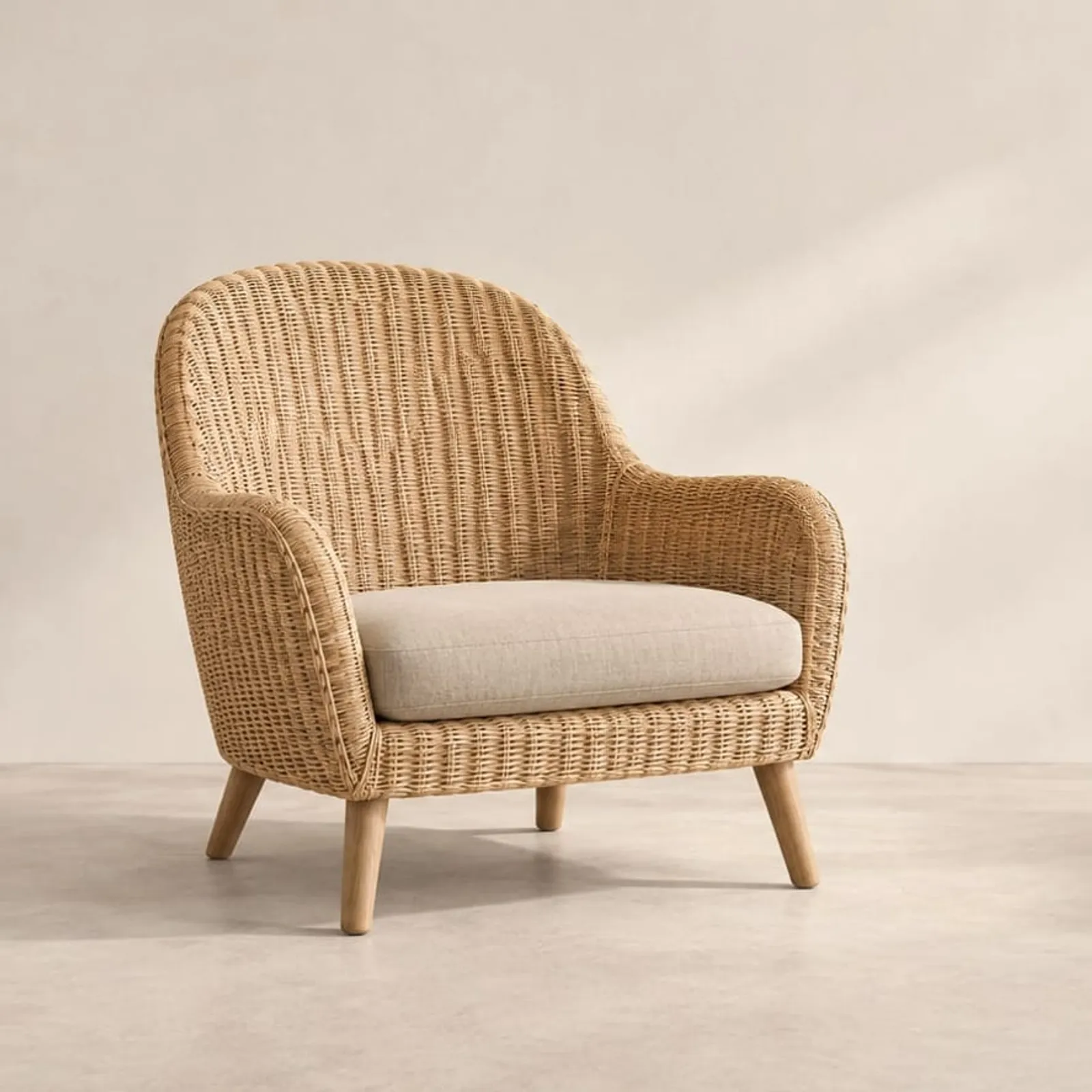 Fauteuil Sarek en rotin - image 1