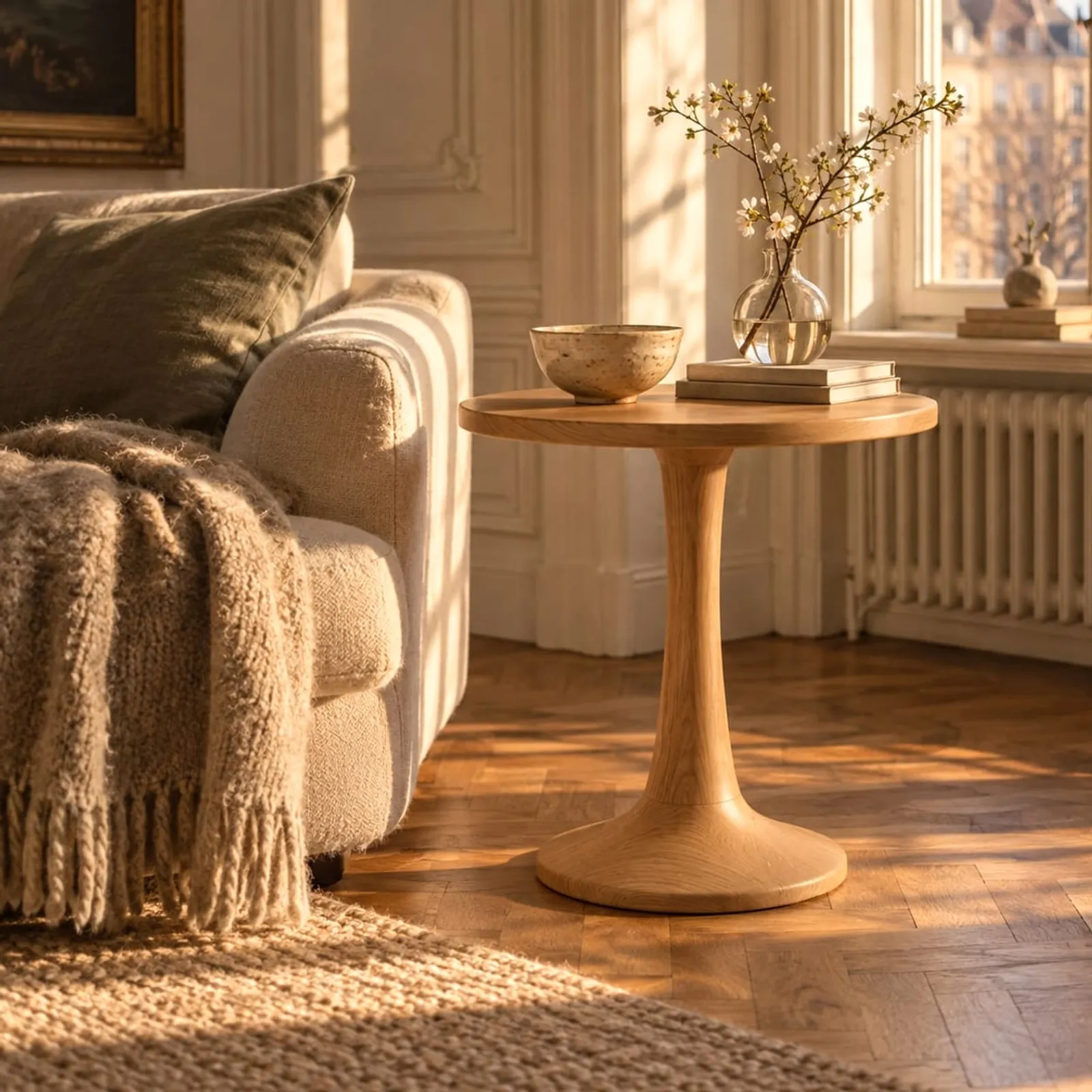 Table d’appoint Mossa naturel - image 2