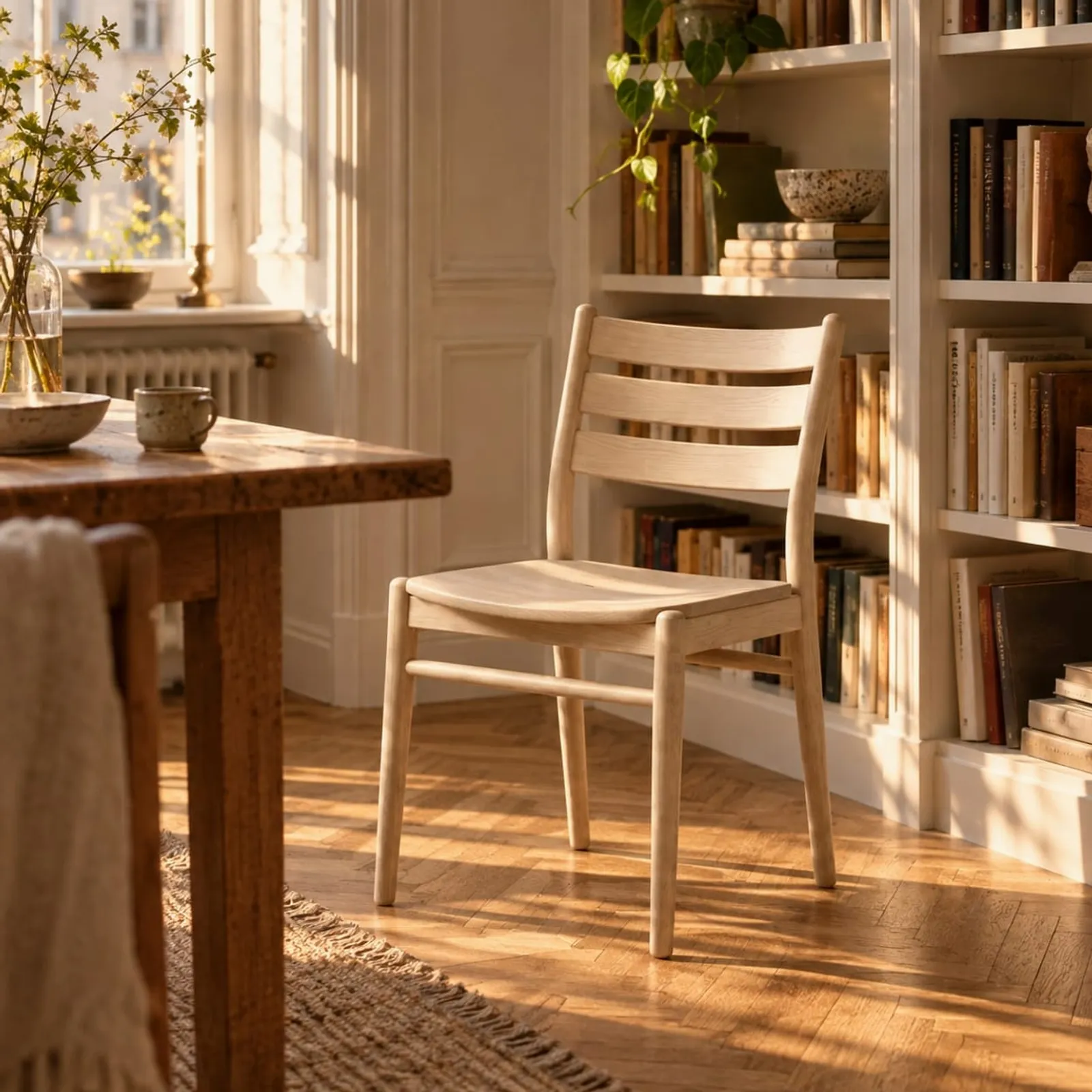 Chaise Dal blanc craie VII - image 2
