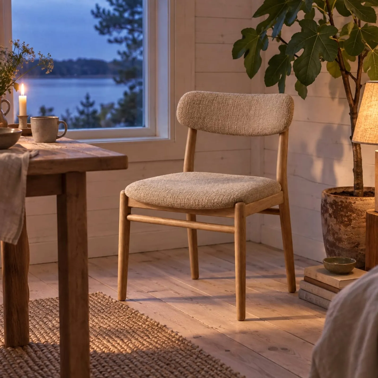 Chaise Fjäll en chêne - image 3