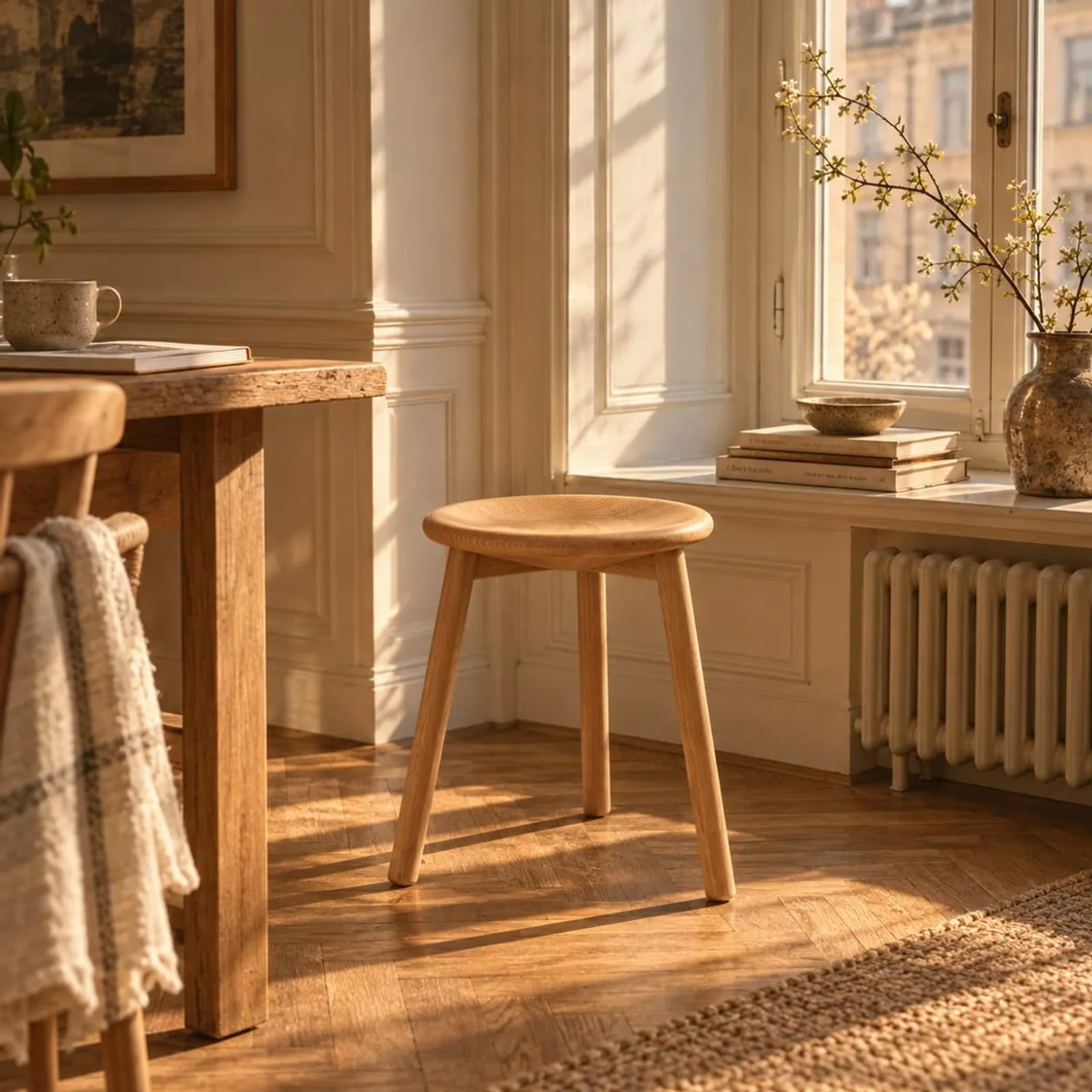 Tabouret Linet naturel - image 2
