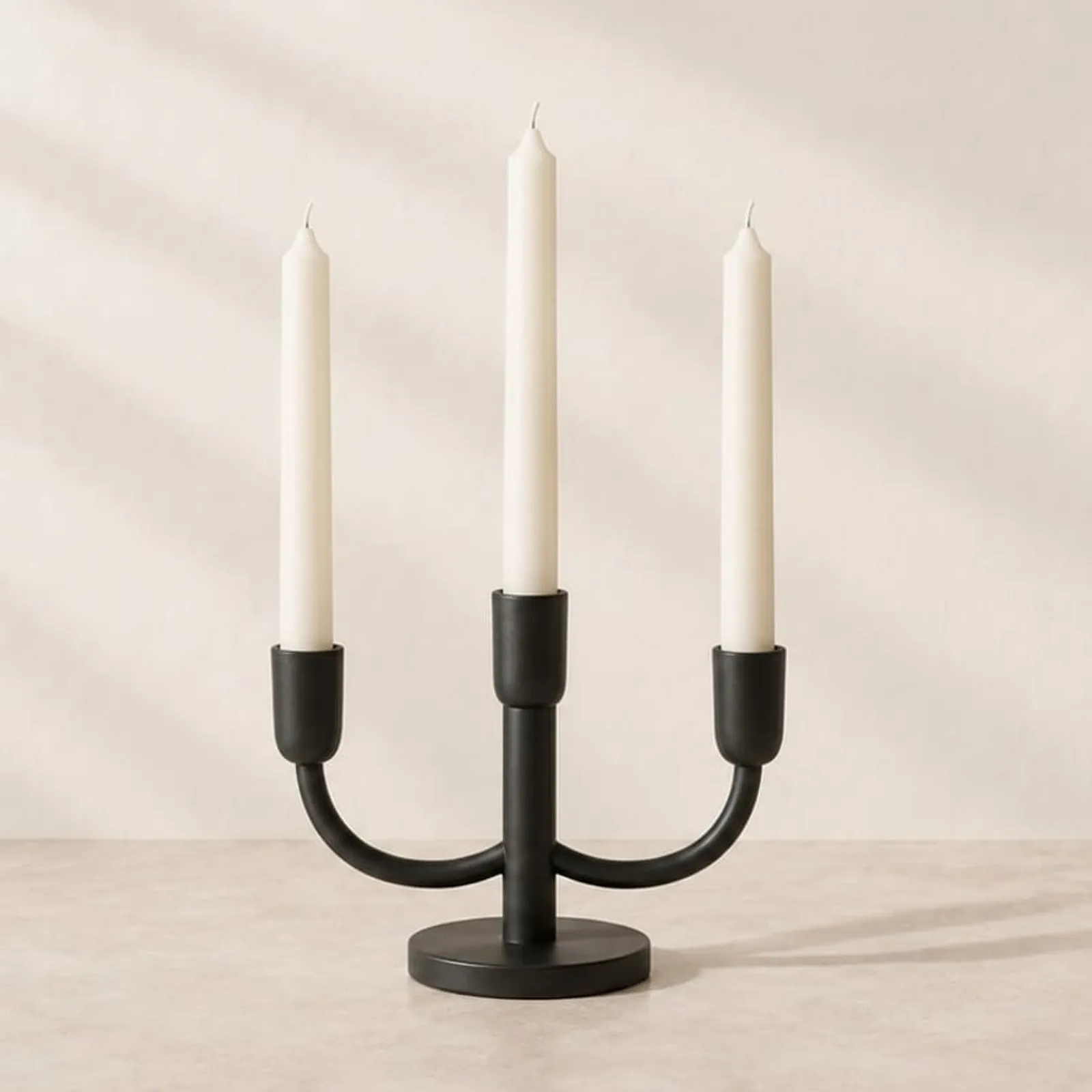 Ljusstake Tall Stål - bild 1