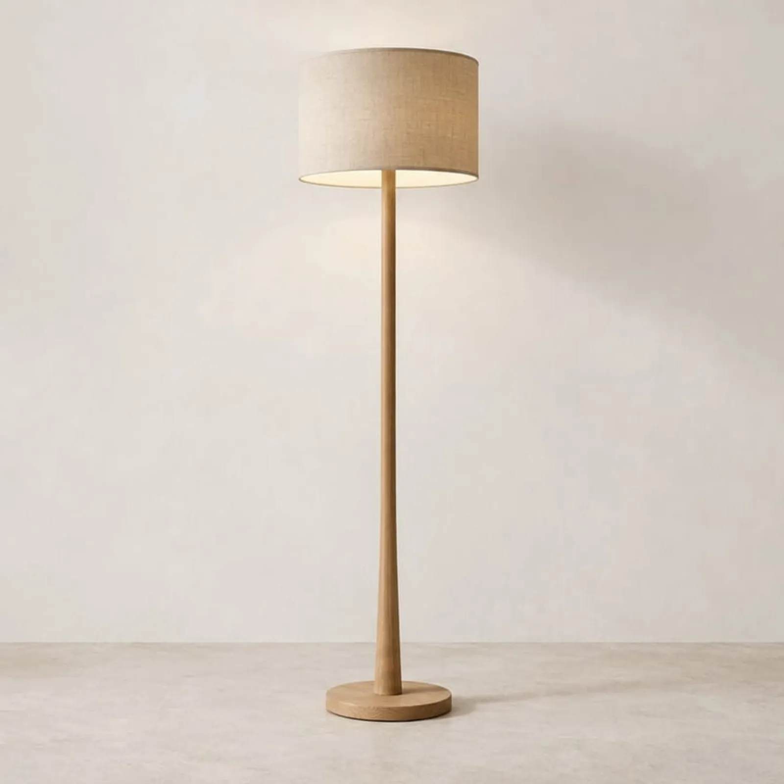 Golvlampa Ull Natur - bild 2