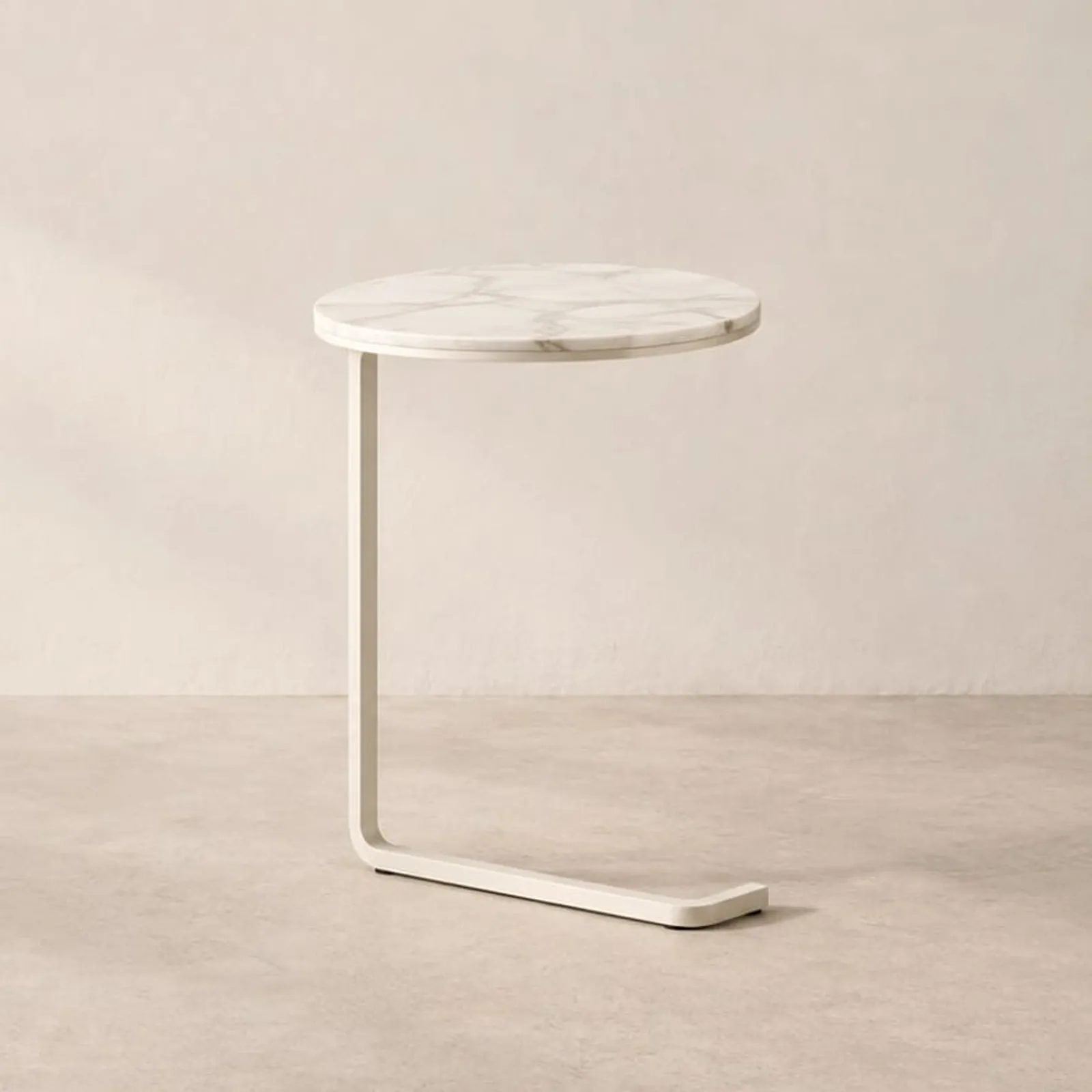 Table d’appoint Pors blanc craie IV - image 1