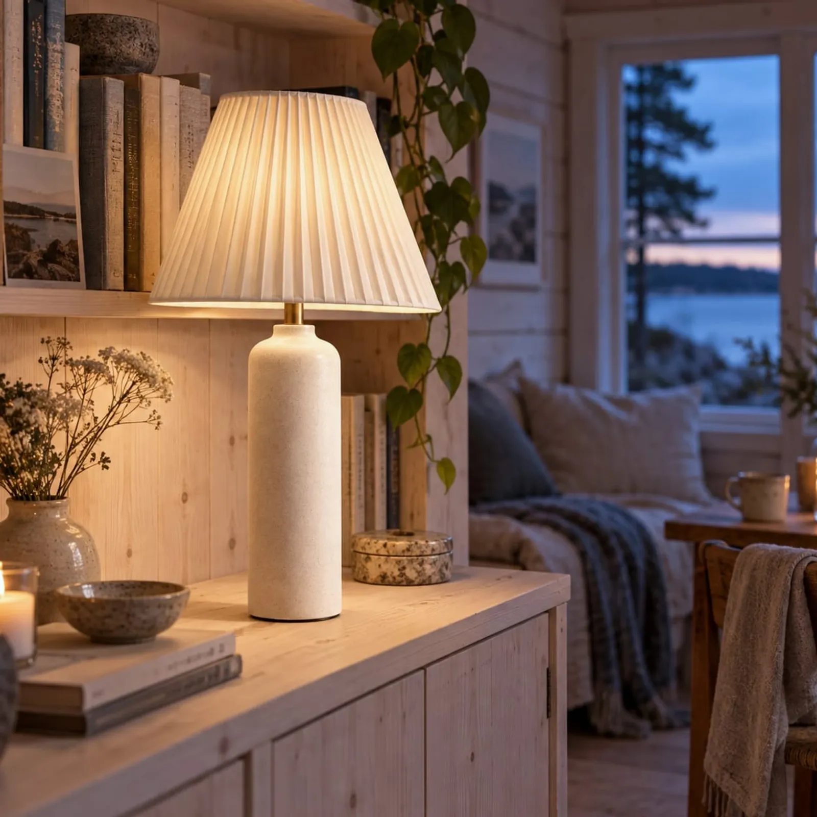 Bordslampa Näset Stengods - bild 2