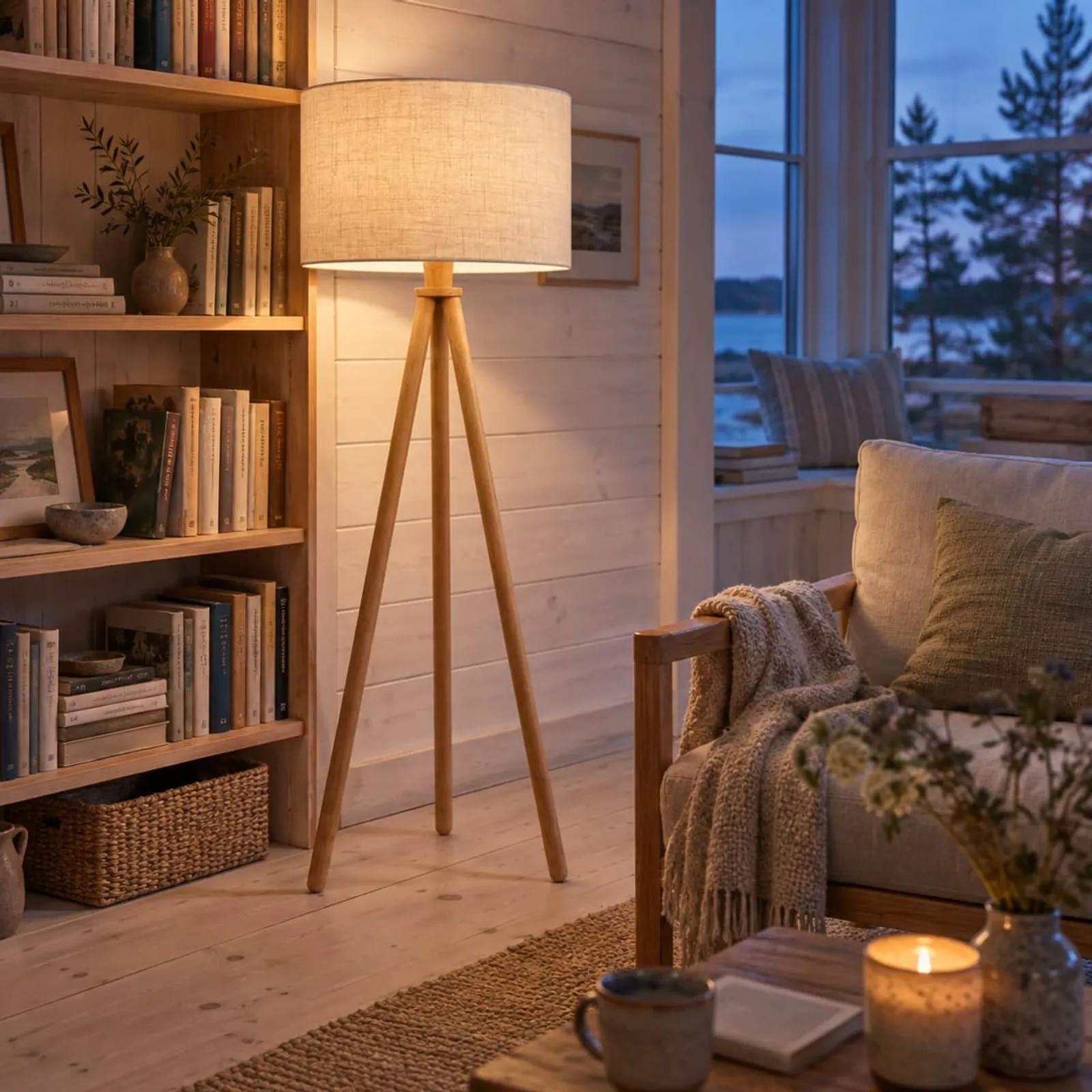 Lampadaire Sarek naturel III - image 3
