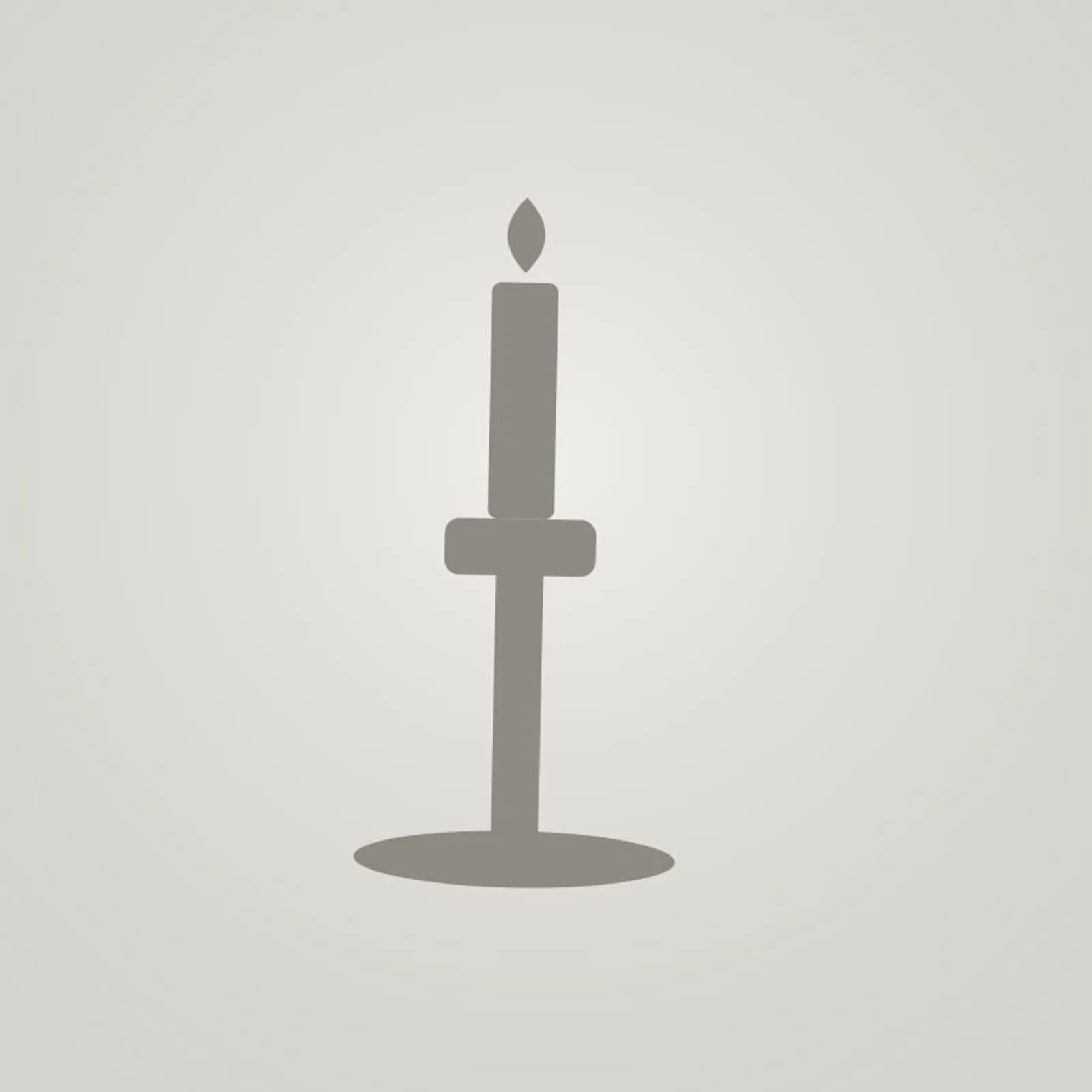 Ljusstake Vete Kritvit - bild 1