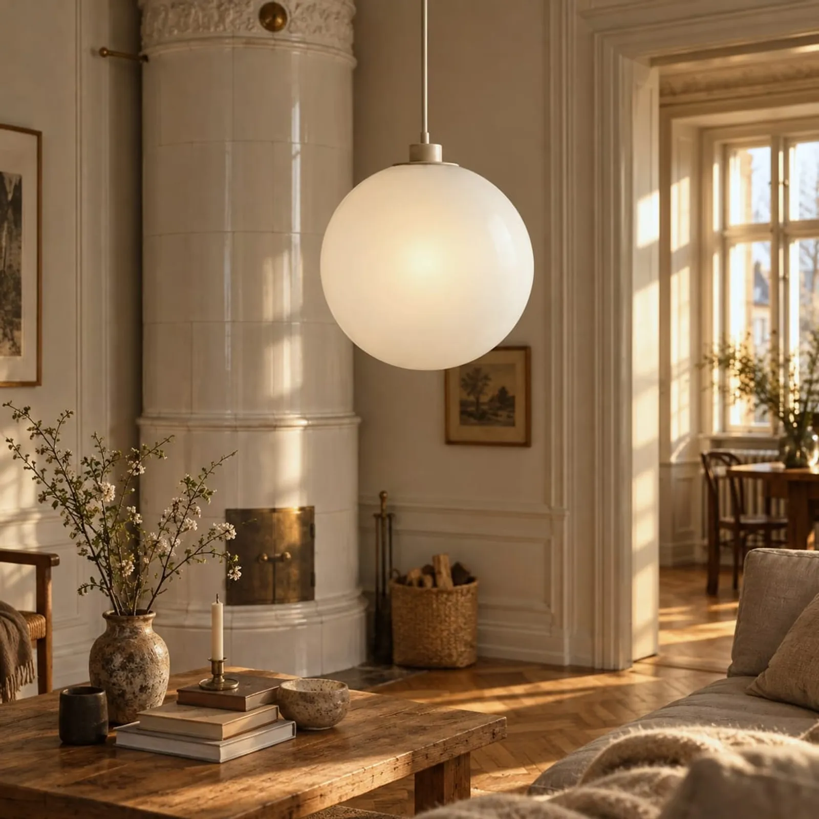 Suspension Tall blanc craie II - image 2