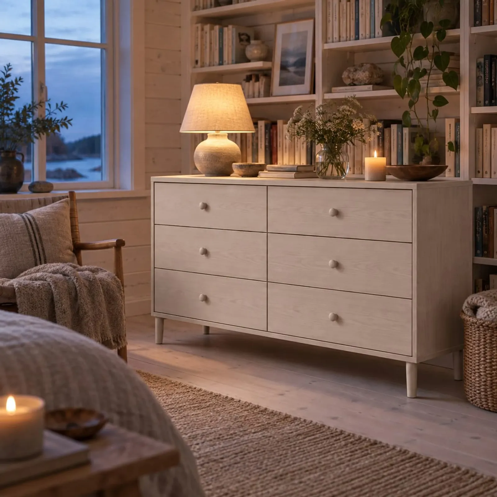 Commode Korn blanc craie - image 3