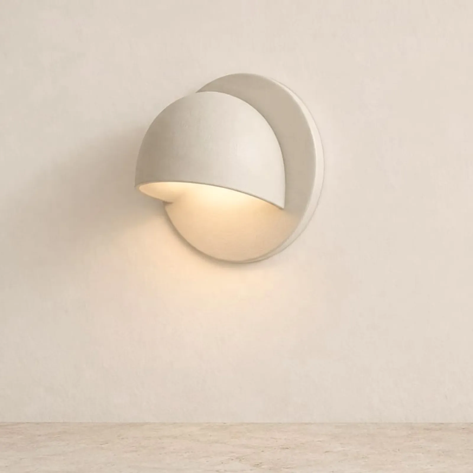 Vägglampa Lin Kritvit V - bild 2
