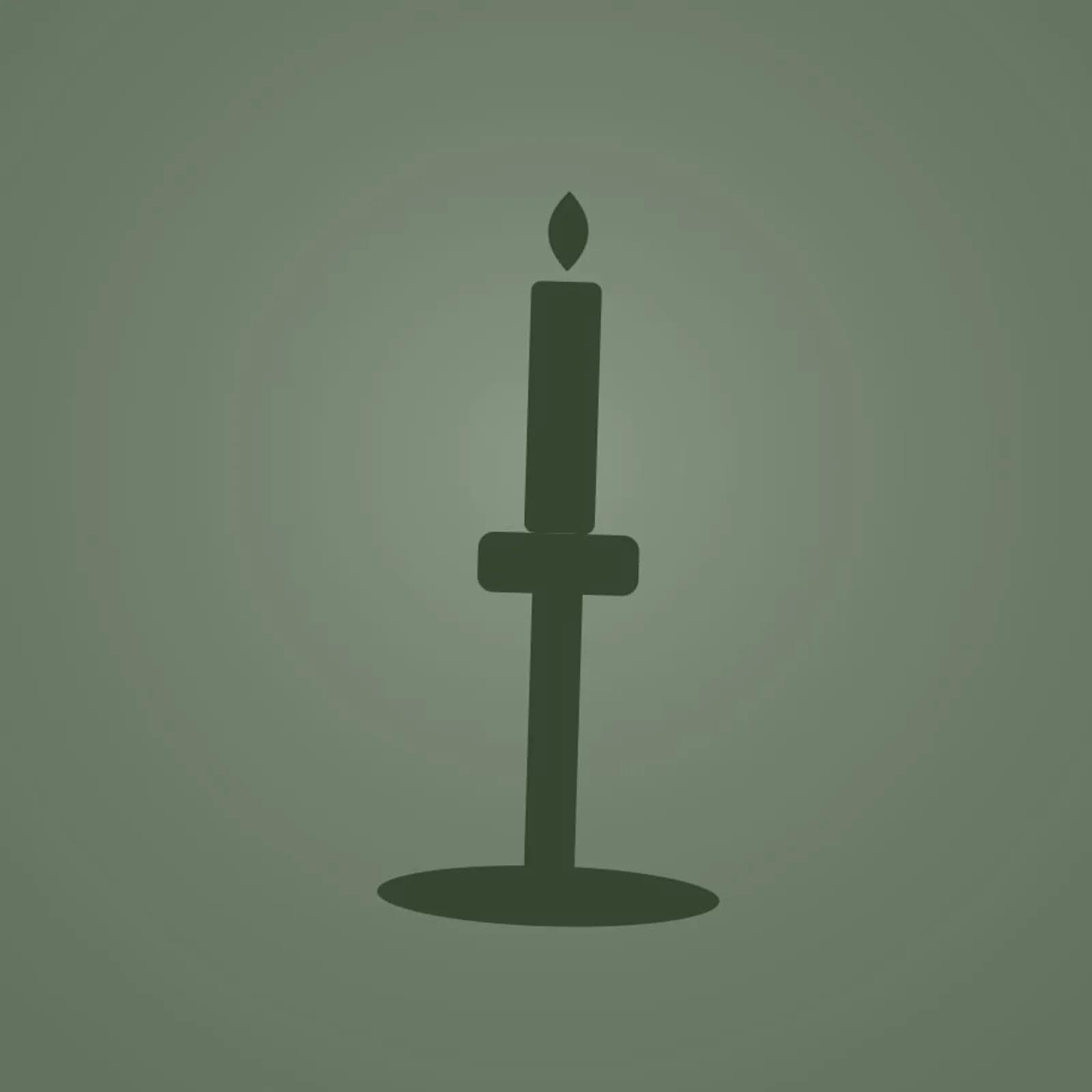 Ljusstake Fjäll Stengods - bild 1