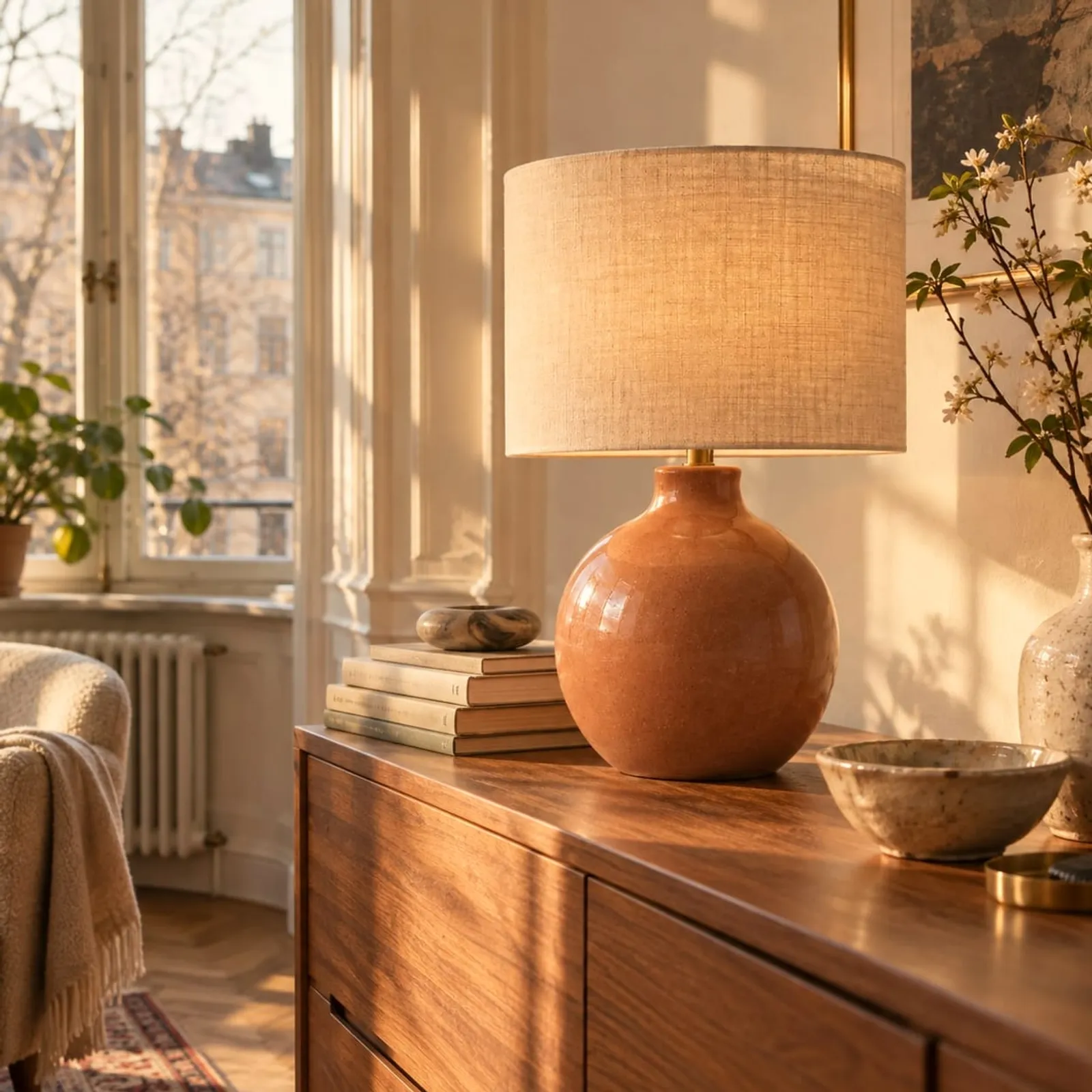 Lampe de table Rönn ocre II - image 2