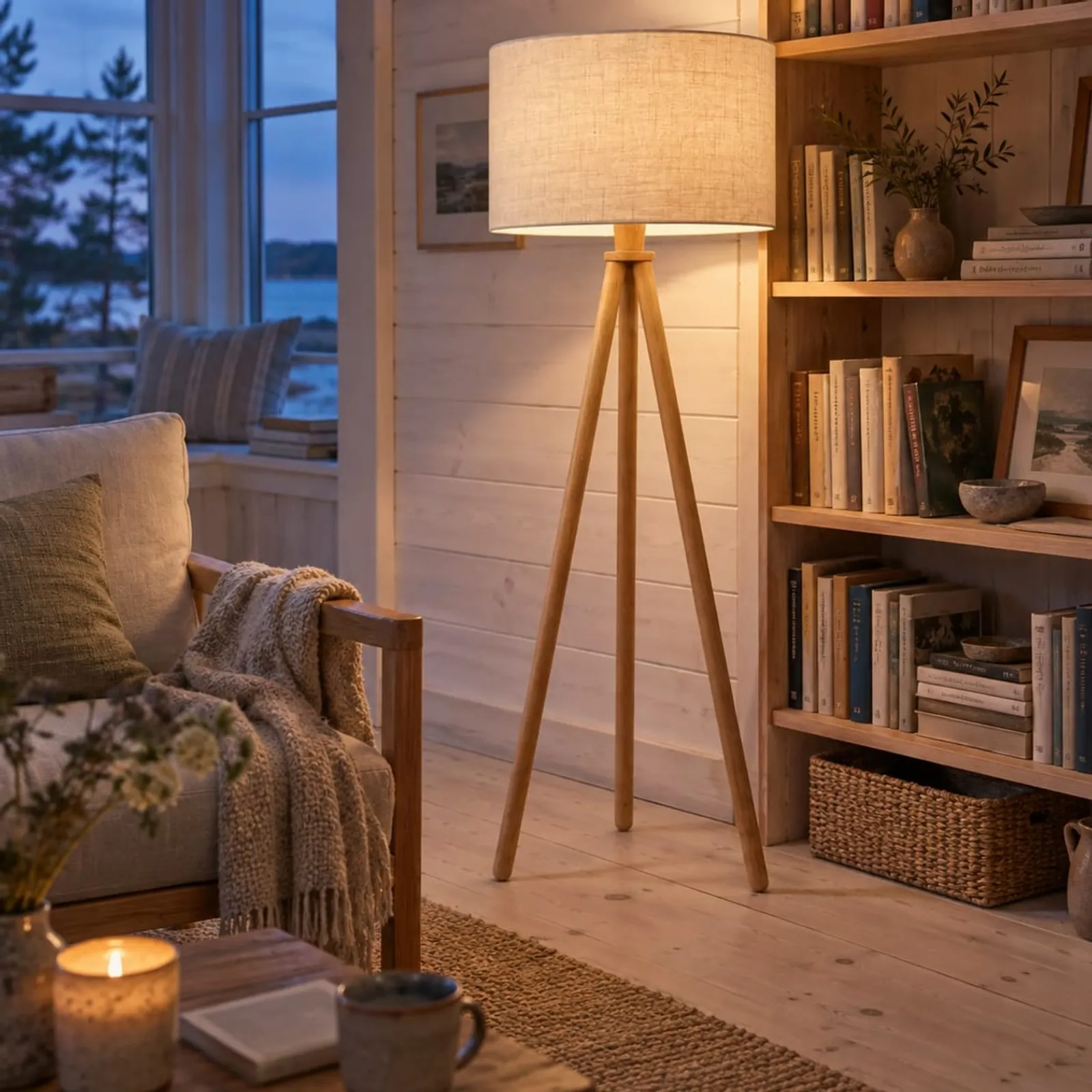 Lampadaire Fors en chêne - image 3
