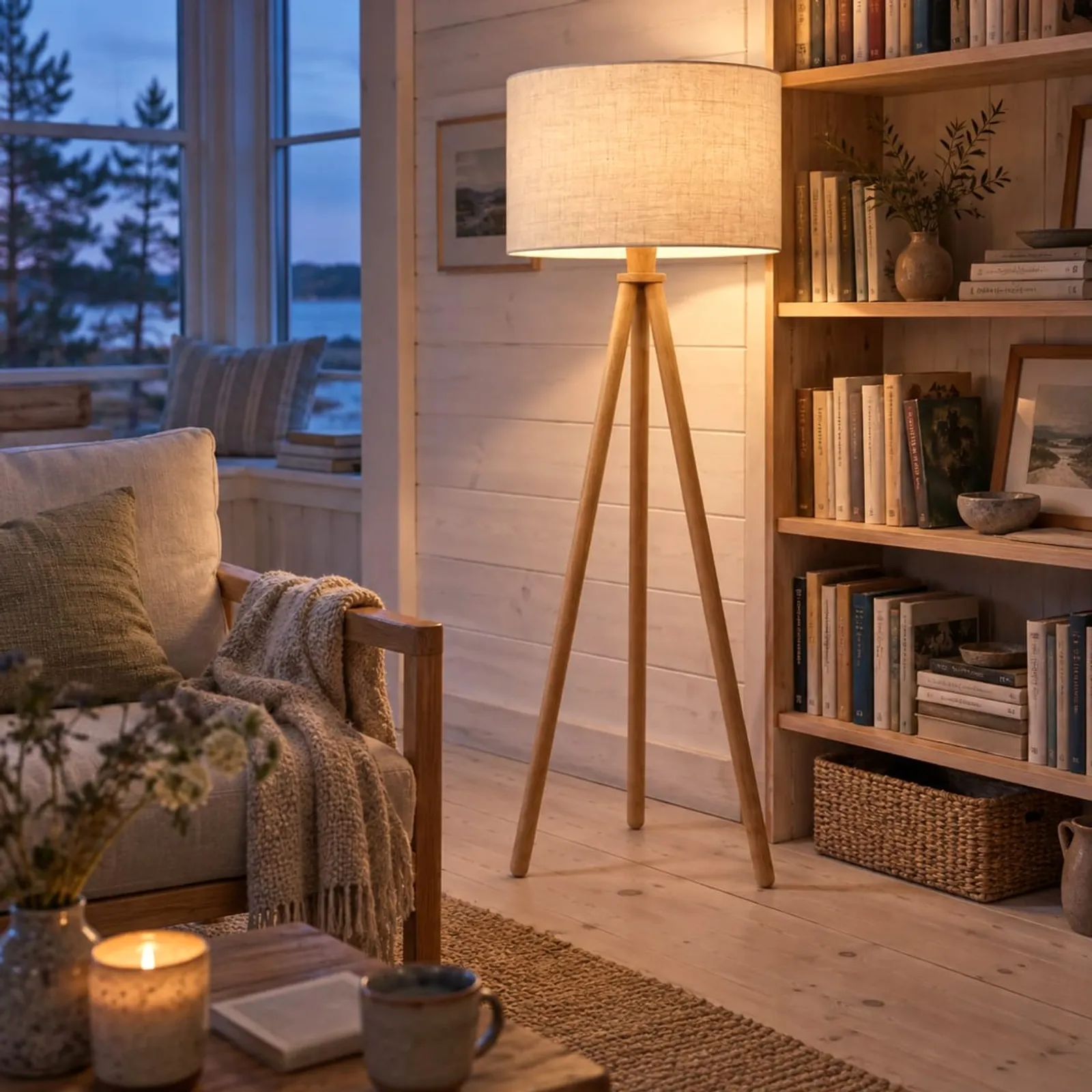 Golvlampa Lönn Ek - bild 3