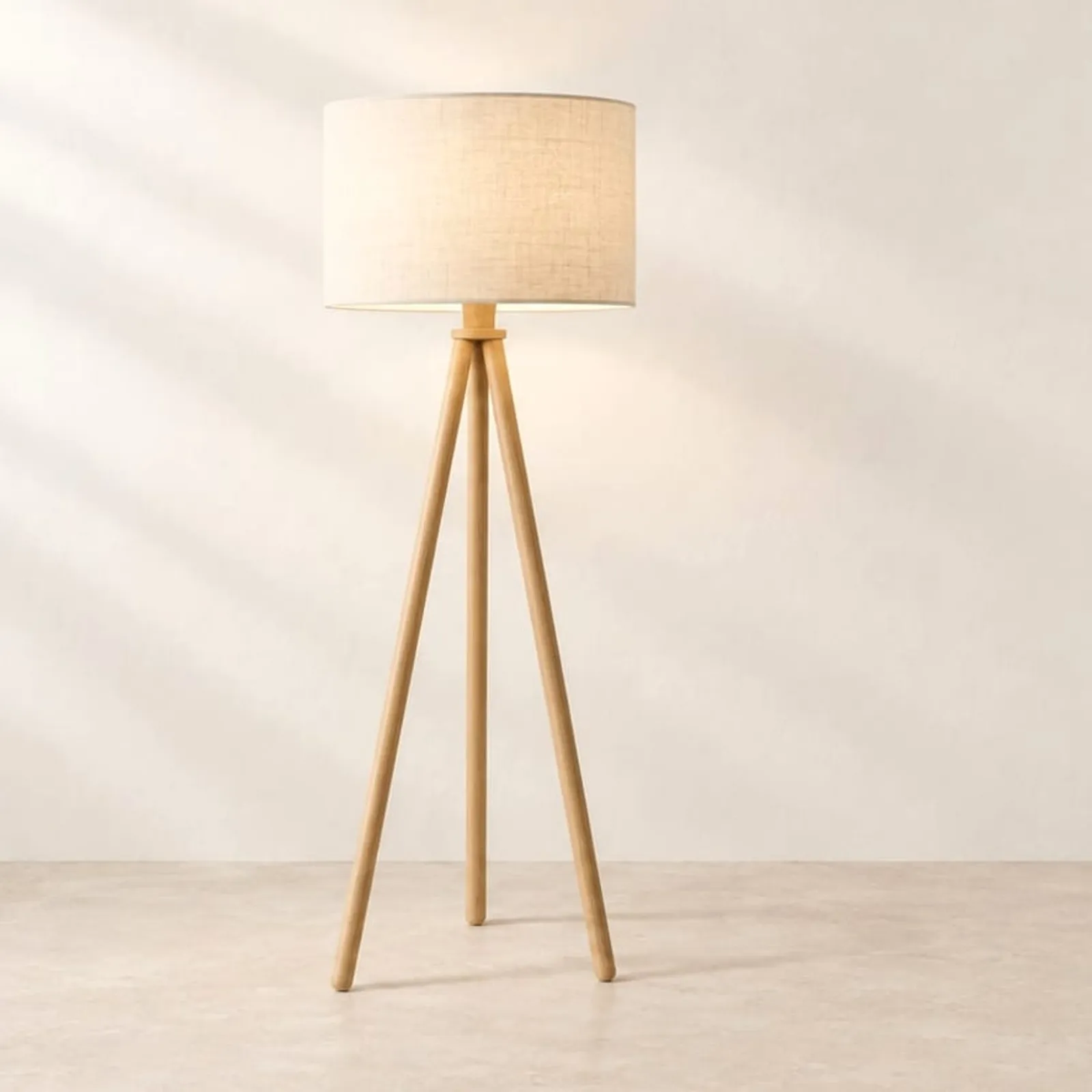 Golvlampa Hassel Natur III - bild 1