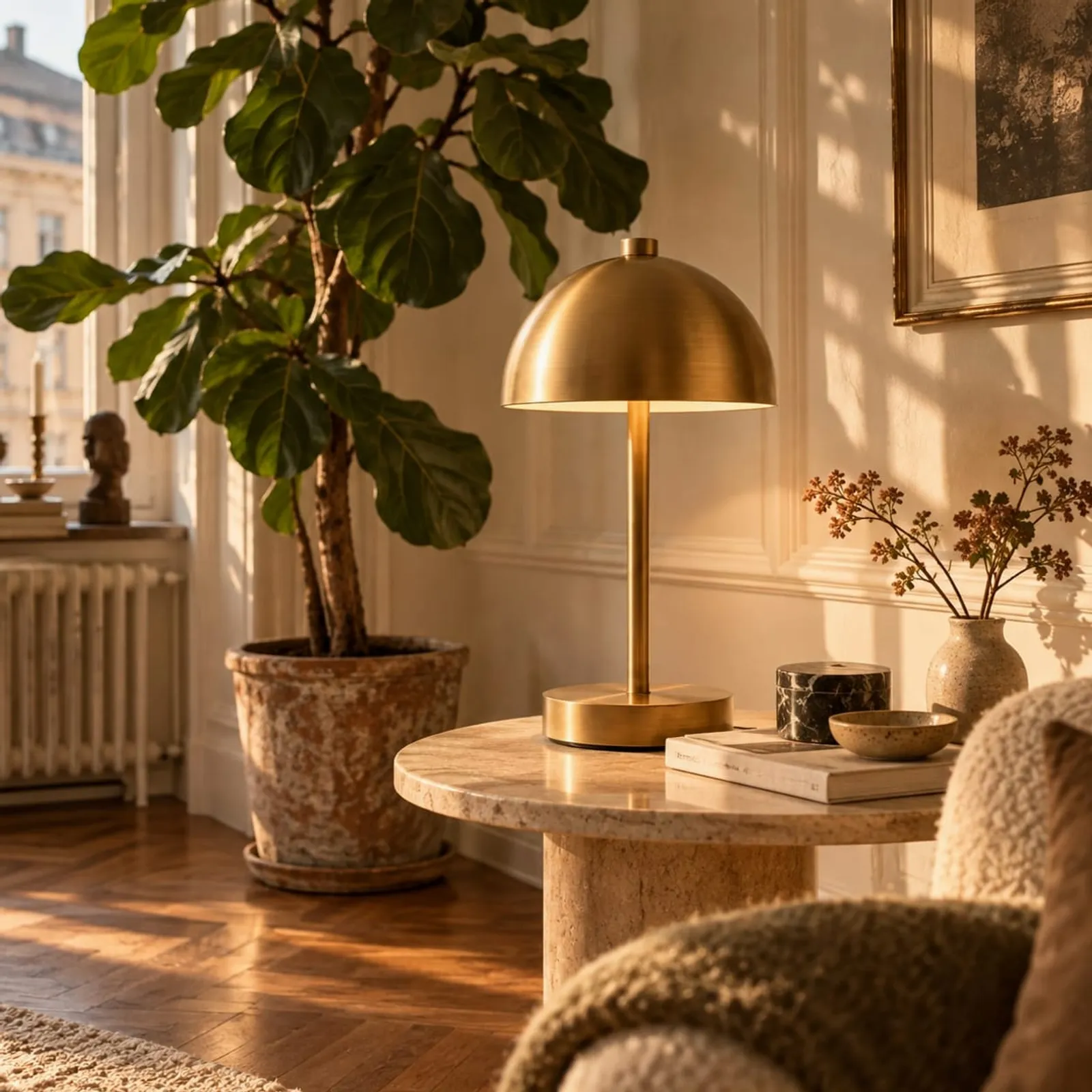 Bordslampa Kulle Stengods - bild 2