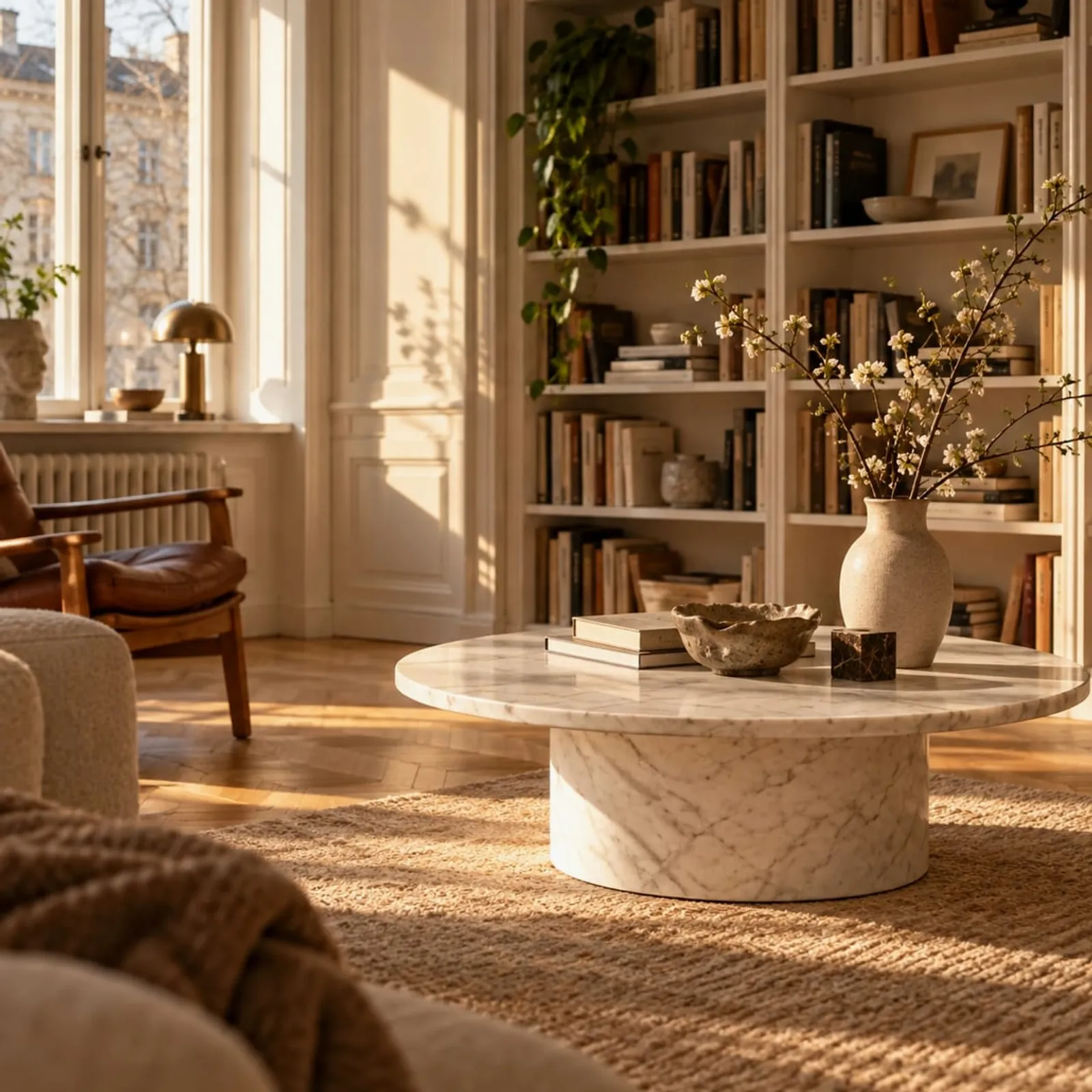 Table basse Äng blanc craie - image 2