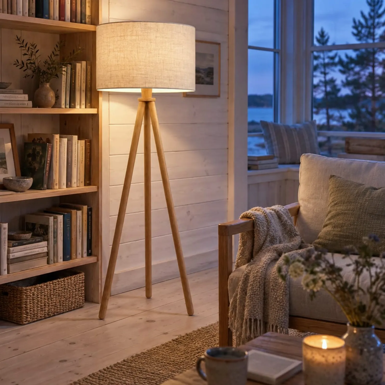 Lampadaire Kusten naturel VI - image 3
