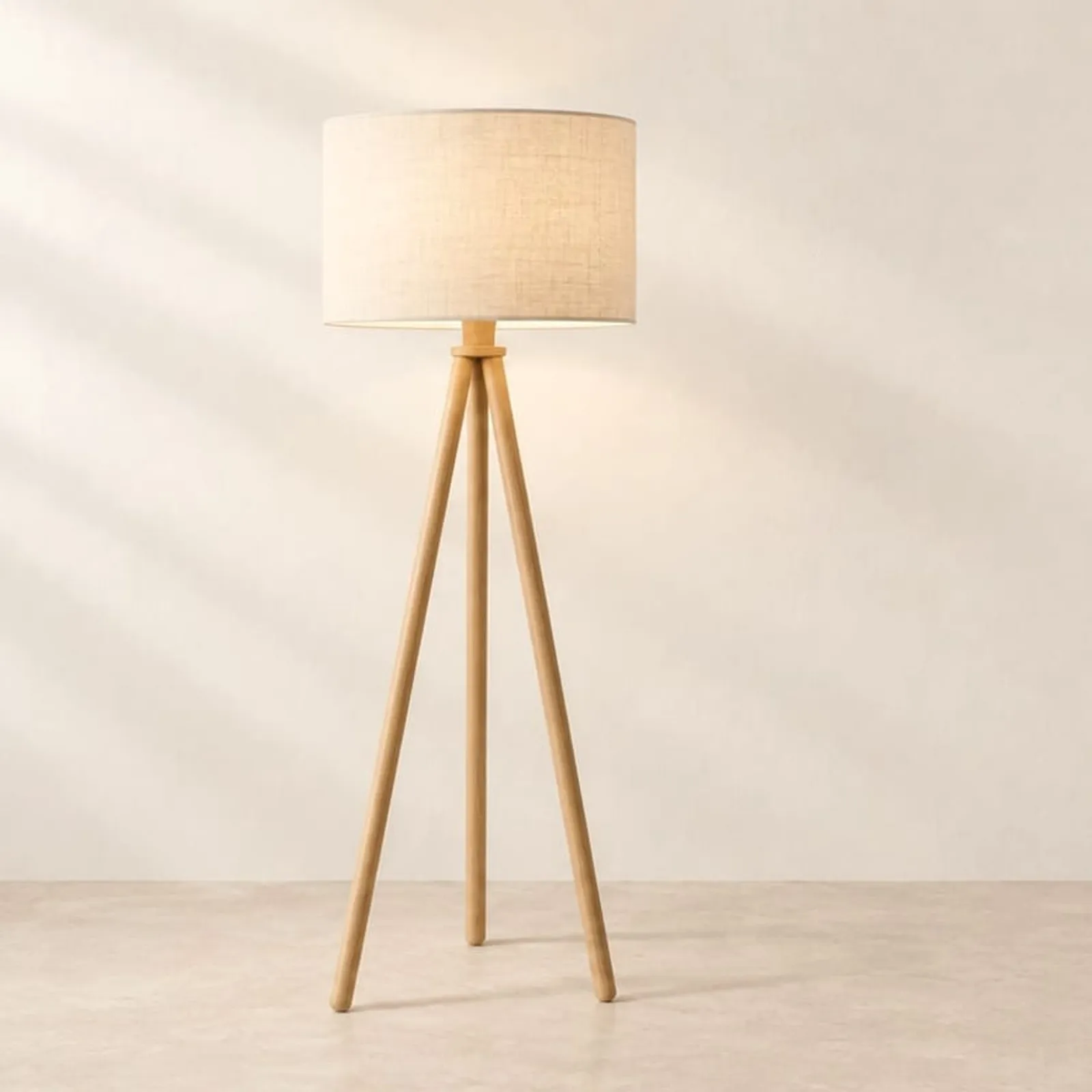 Golvlampa Lönn Natur II - bild 1