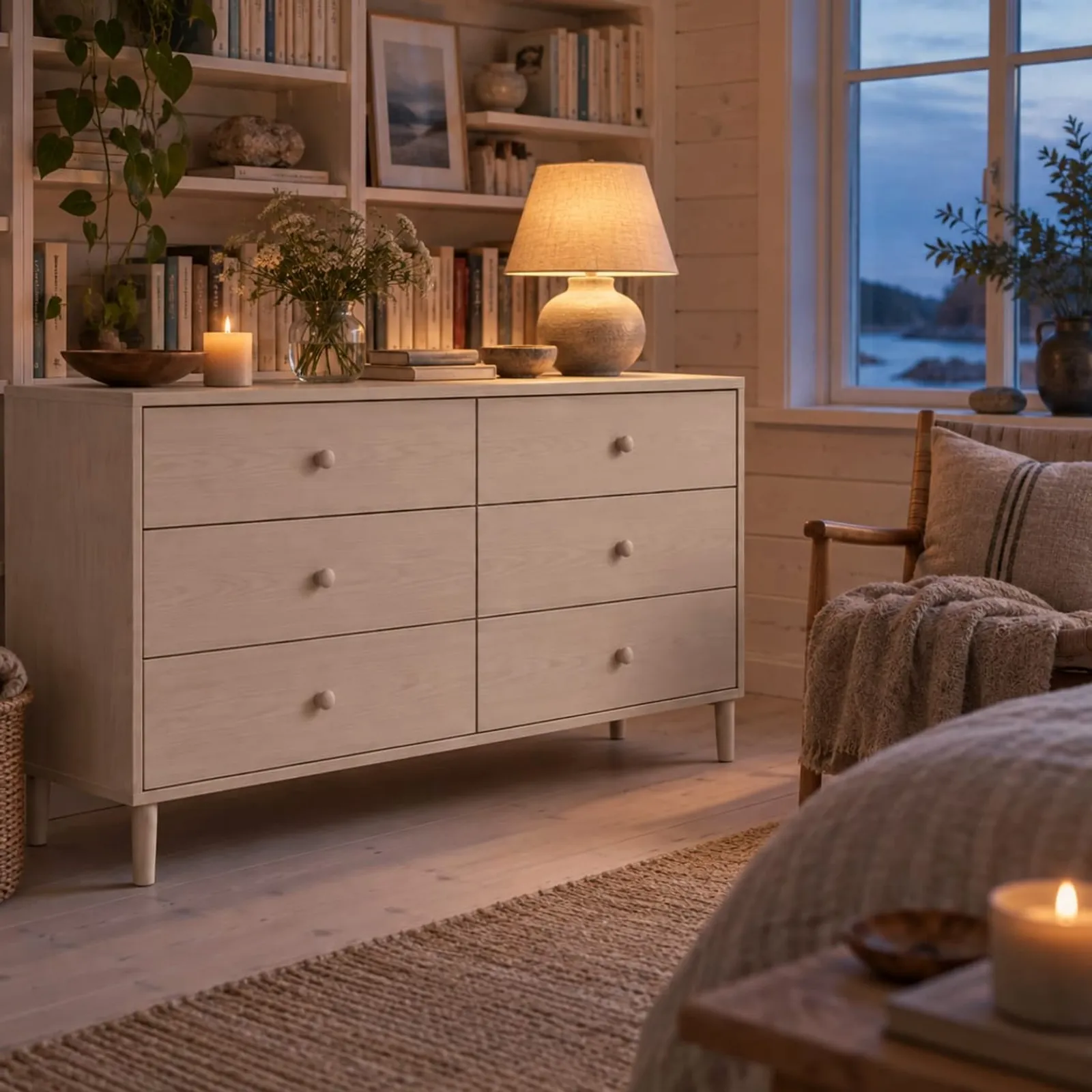 Commode Kusten blanc craie - image 3