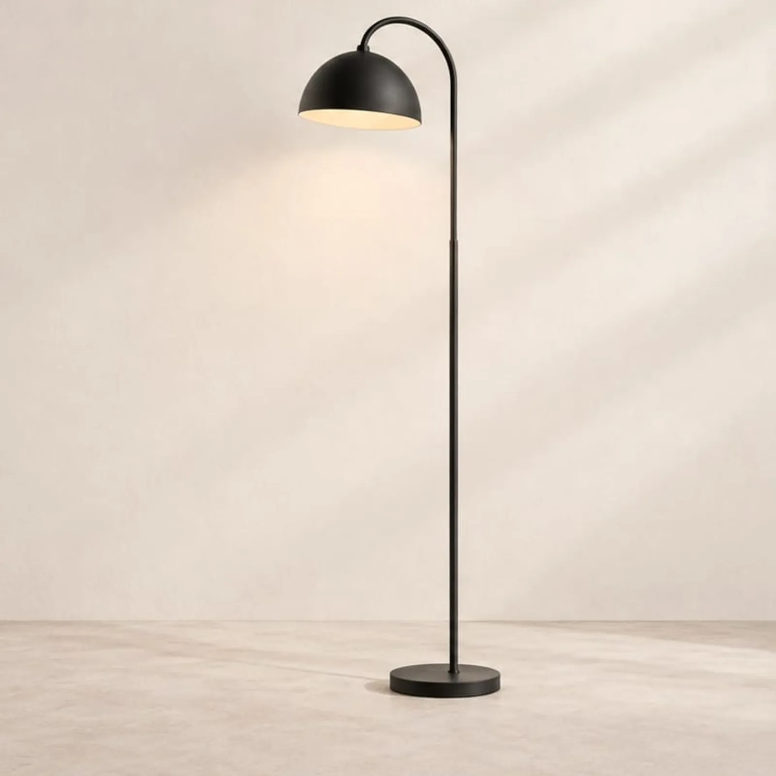 Golvlampa Ull Stål - bild 1