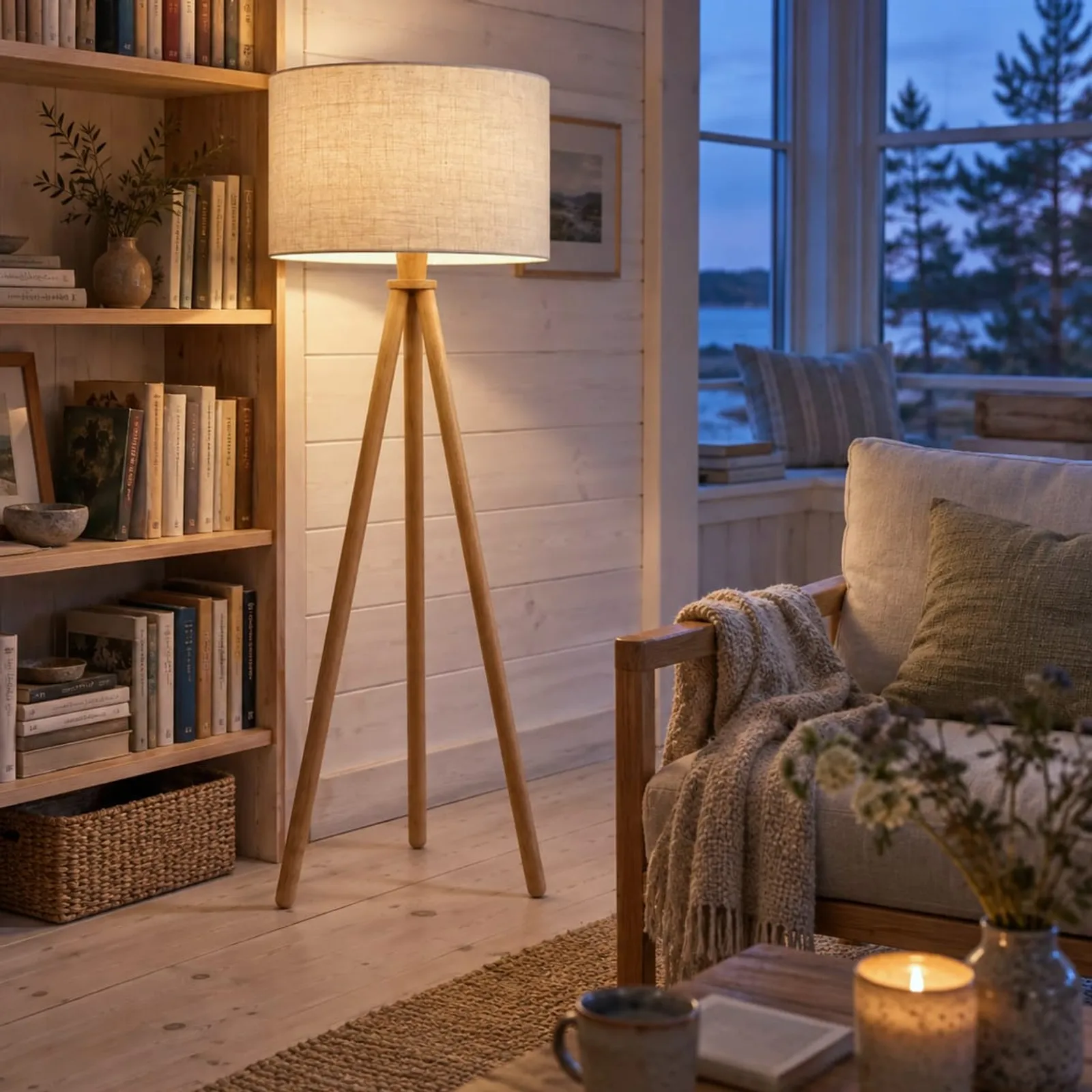 Lampadaire Sarek en chêne - image 3
