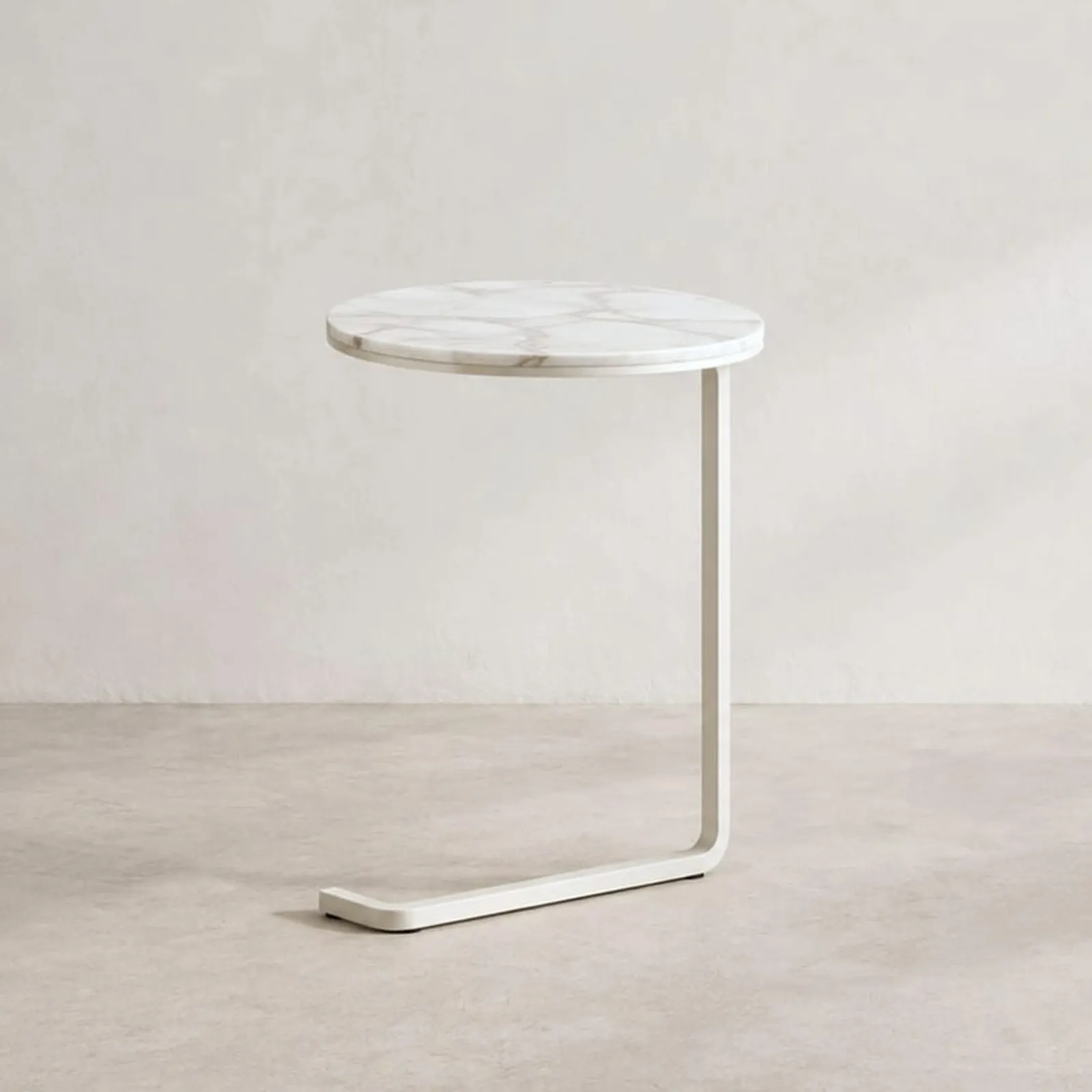 Table d’appoint Strand blanc craie III - image 1