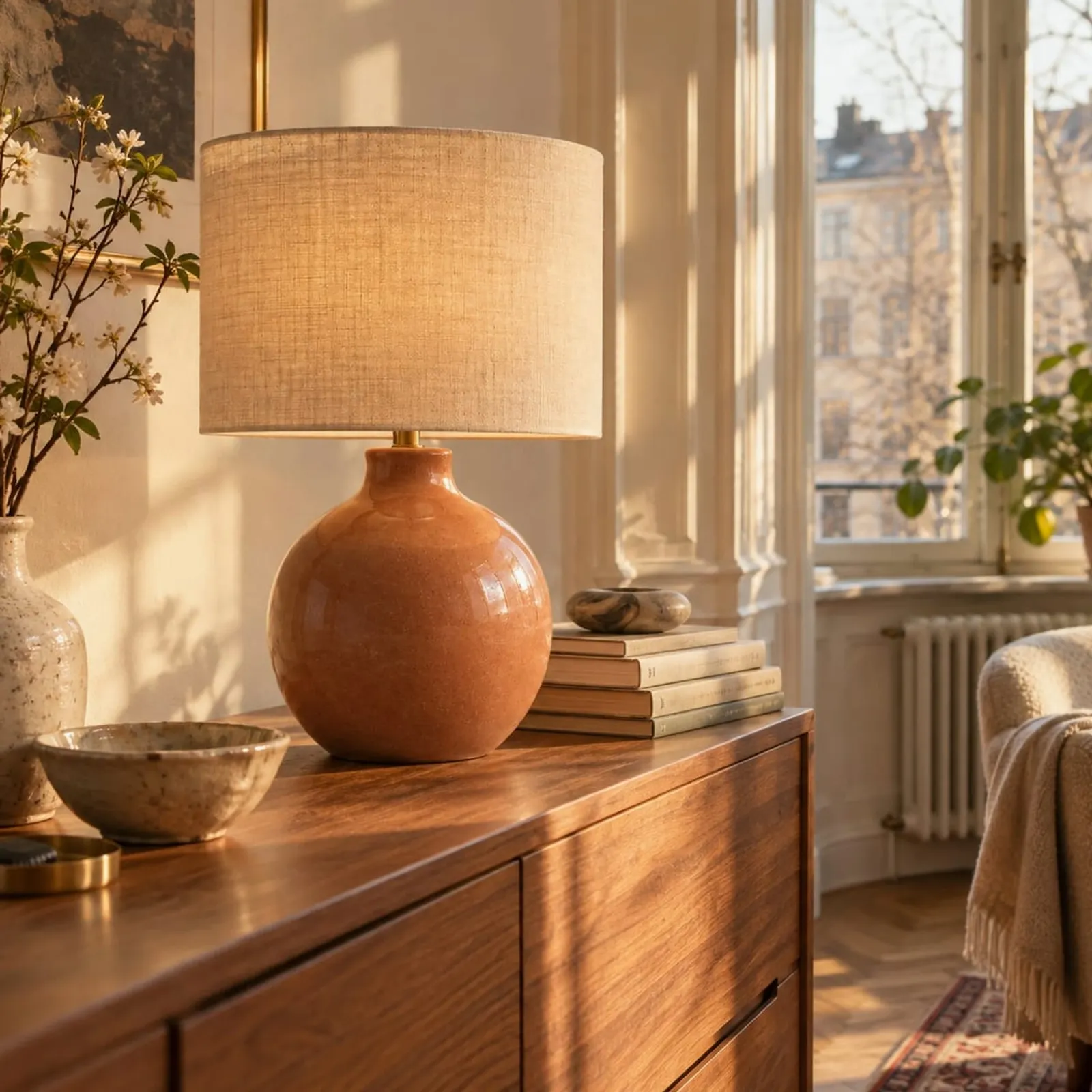 Bordslampa Kusten Terrakotta - bild 2