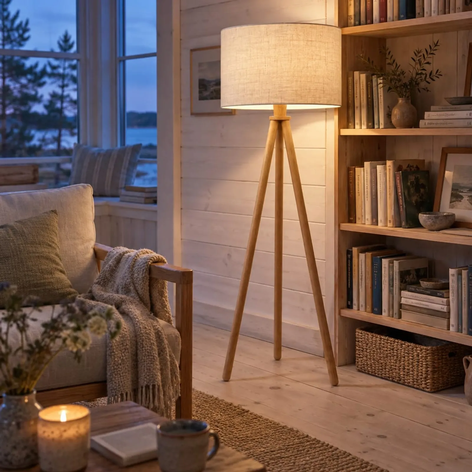 Lampadaire Dal naturel III - image 3