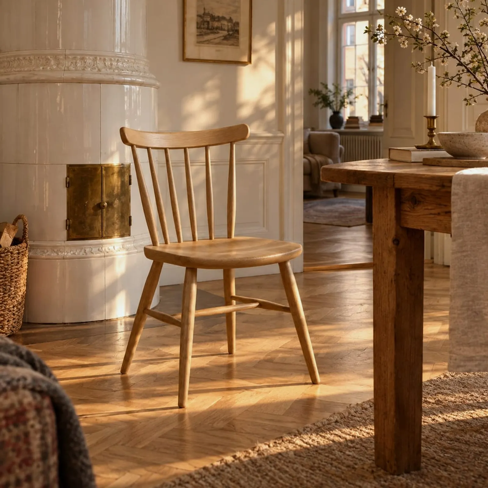 Chaise Tjärn en chêne - image 3