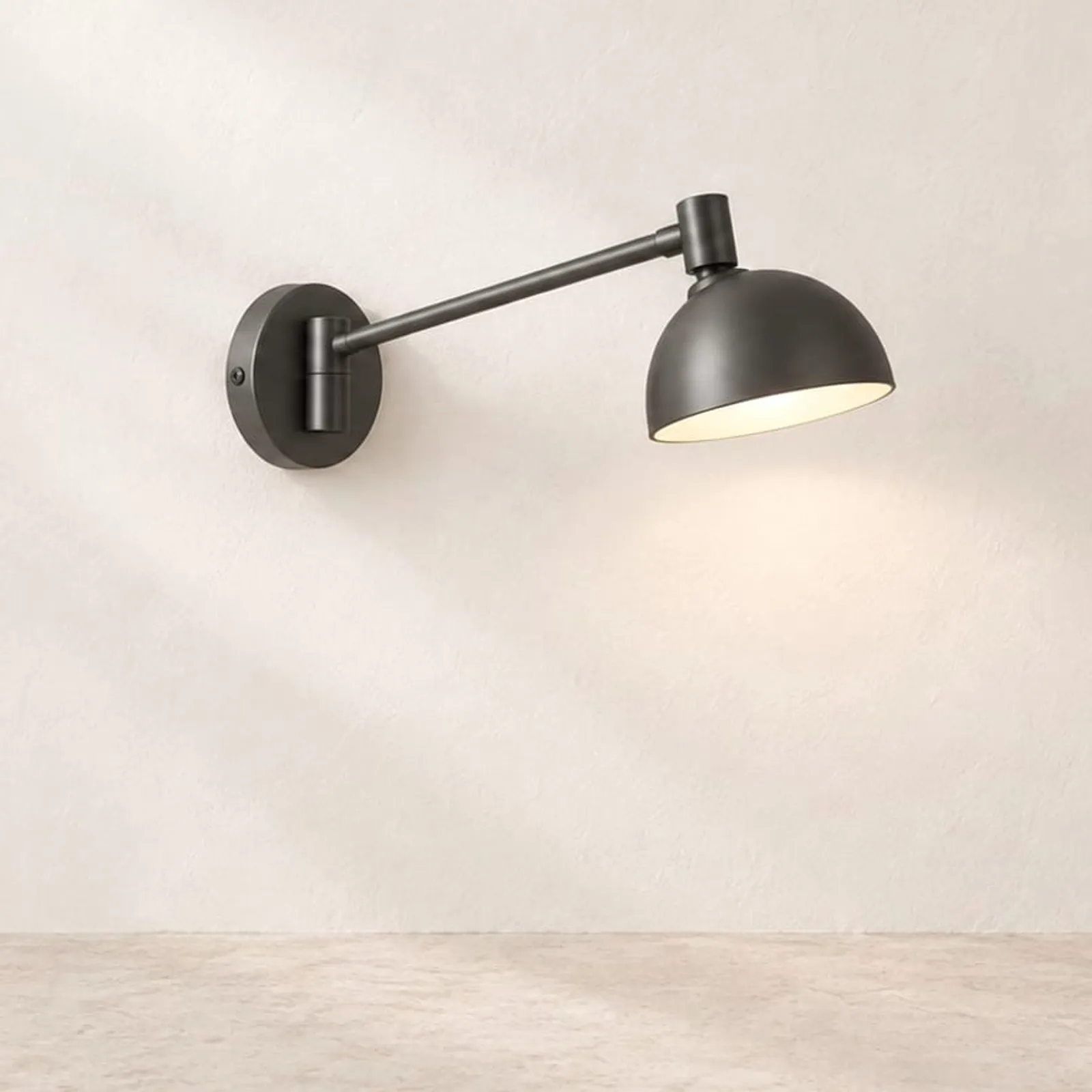 Vägglampa Fläder Stål - bild 1