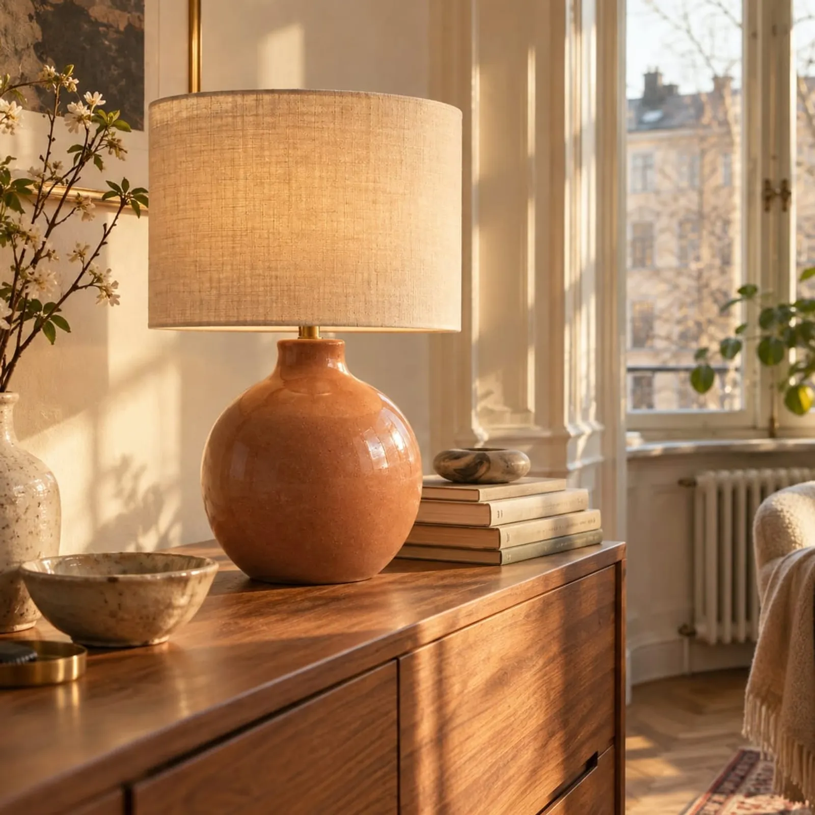 Lampe de table Strand en laiton - image 2