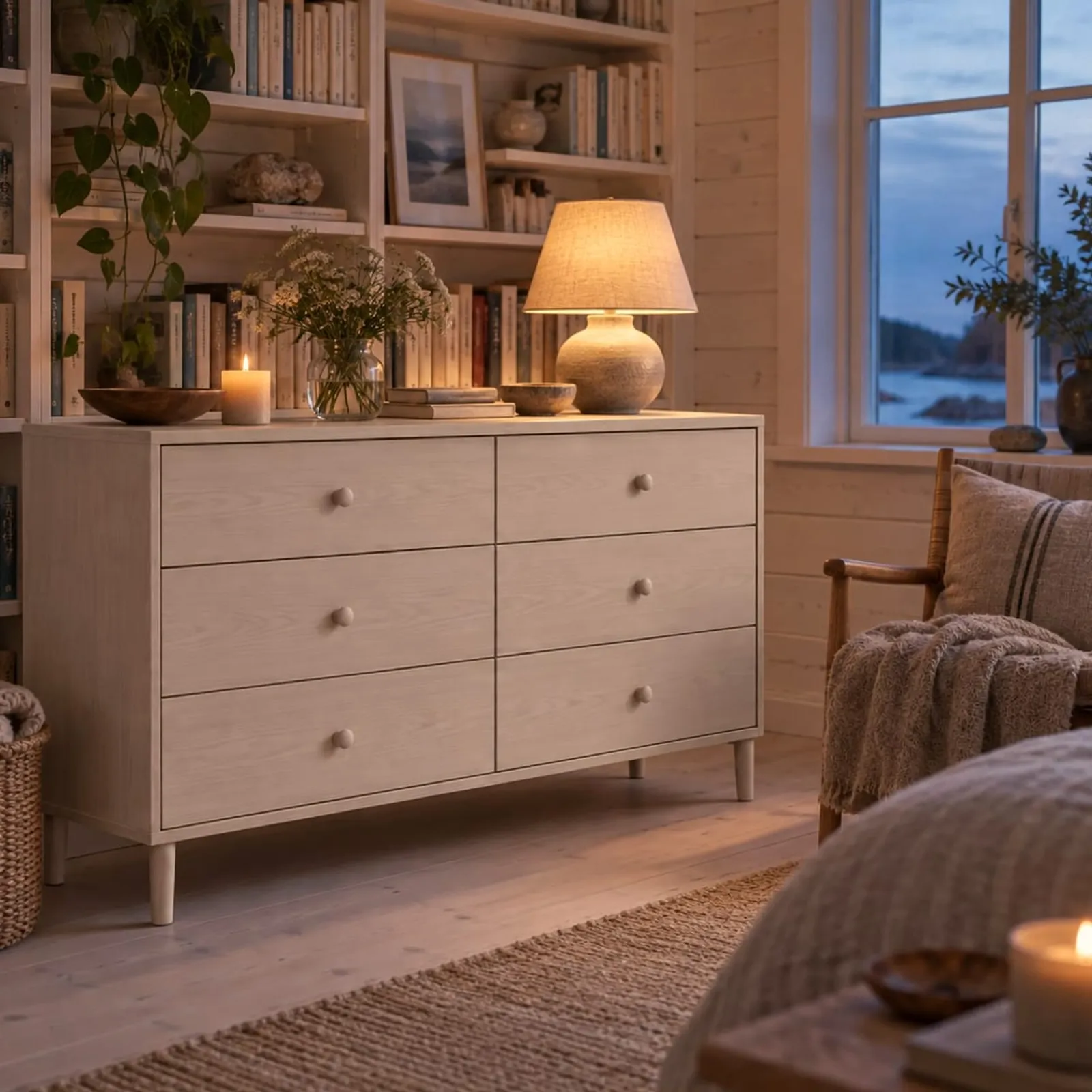 Commode Strand blanc craie - image 2