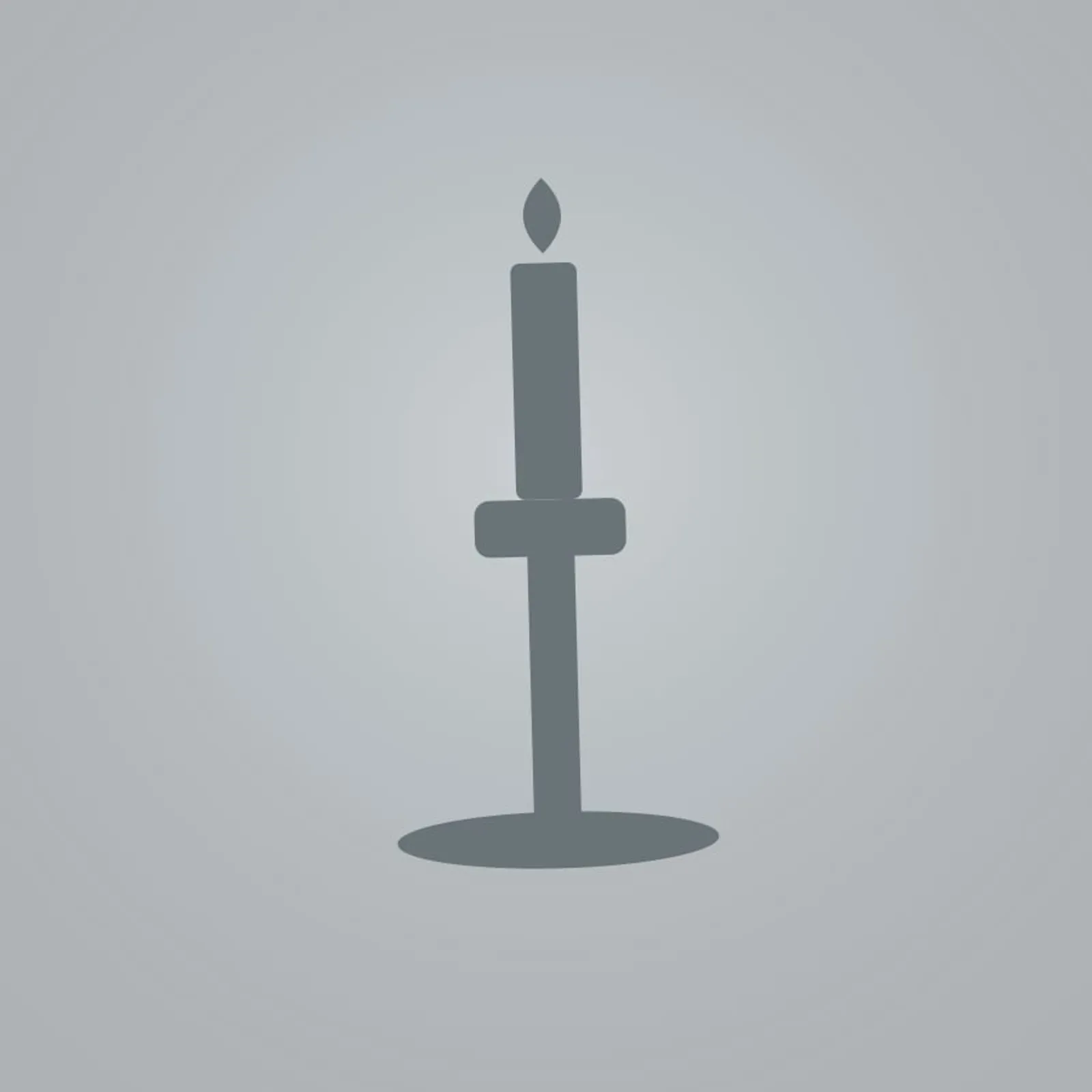 Ljusstake Grund Stål - bild 1