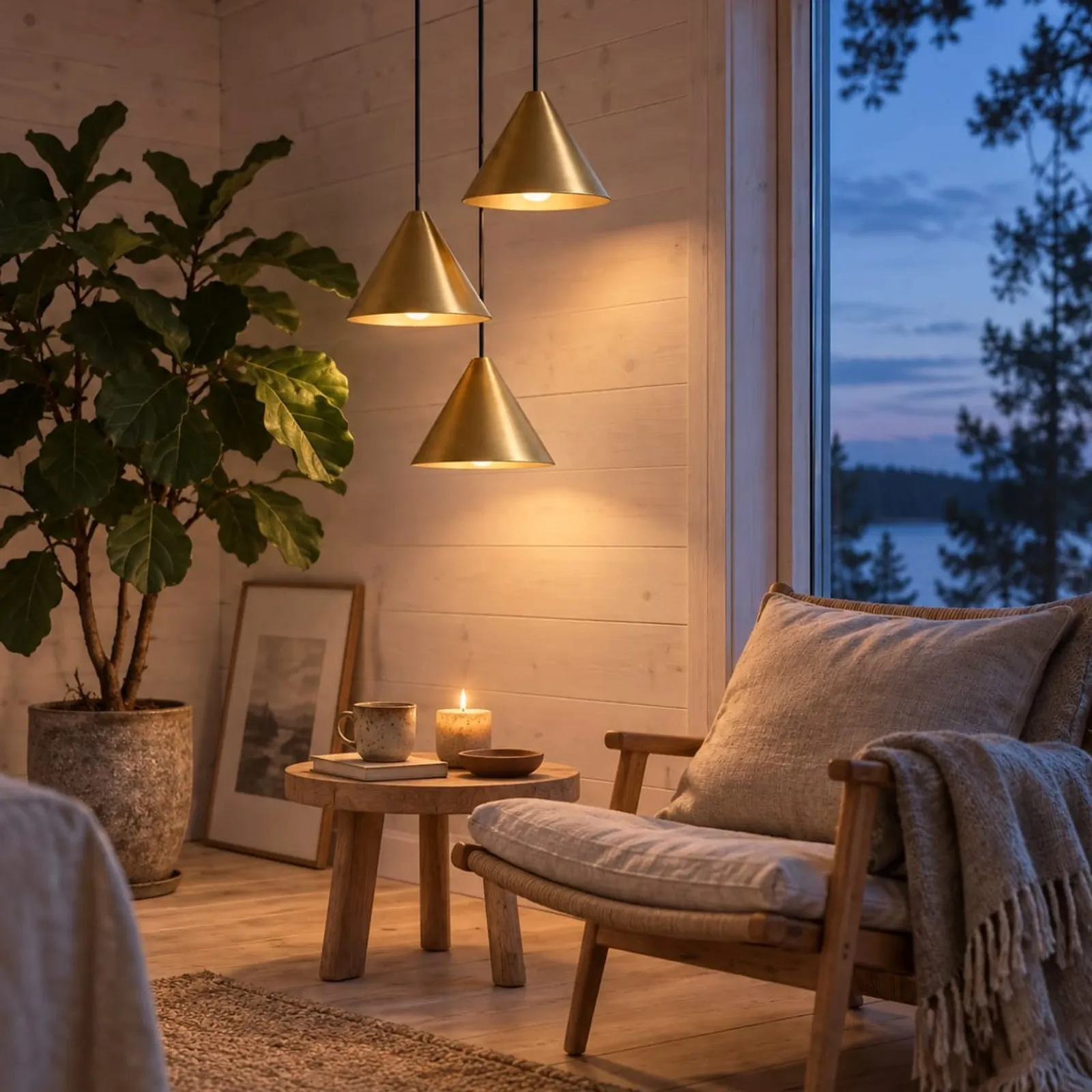 Taklampa Klippa Stål - bild 2