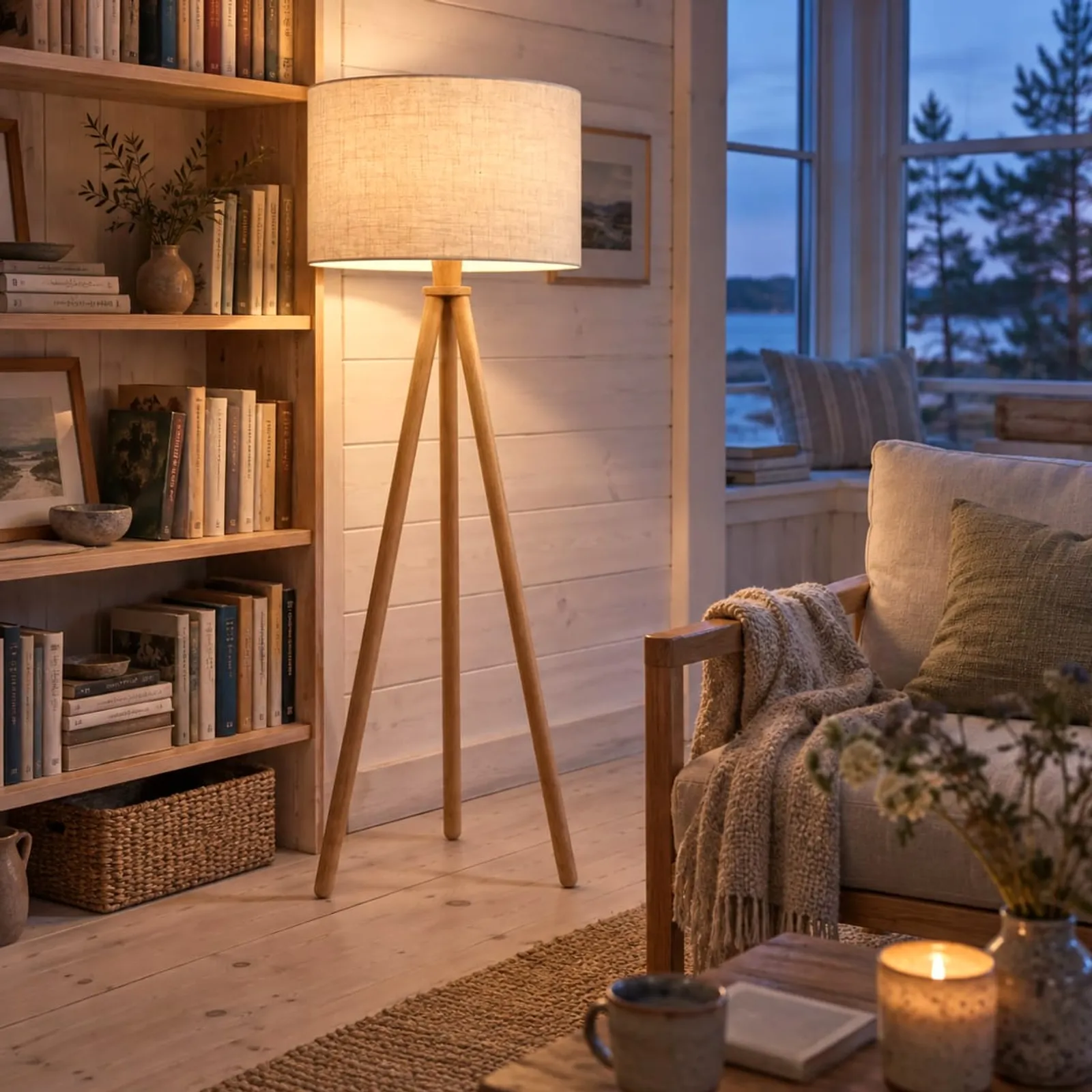 Lampadaire Dal naturel IV - image 3