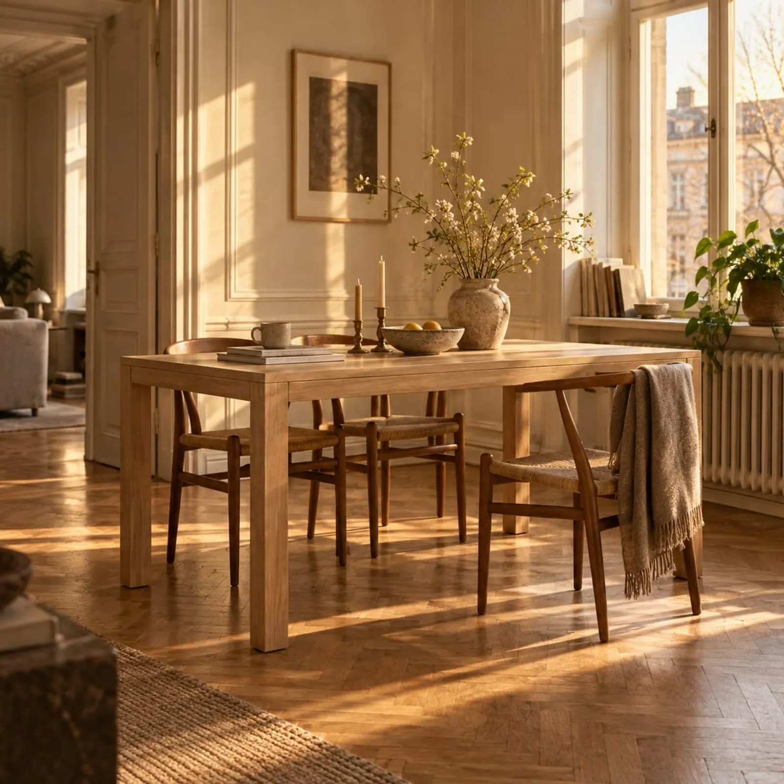 Table à manger Tjärn blanc craie - image 3