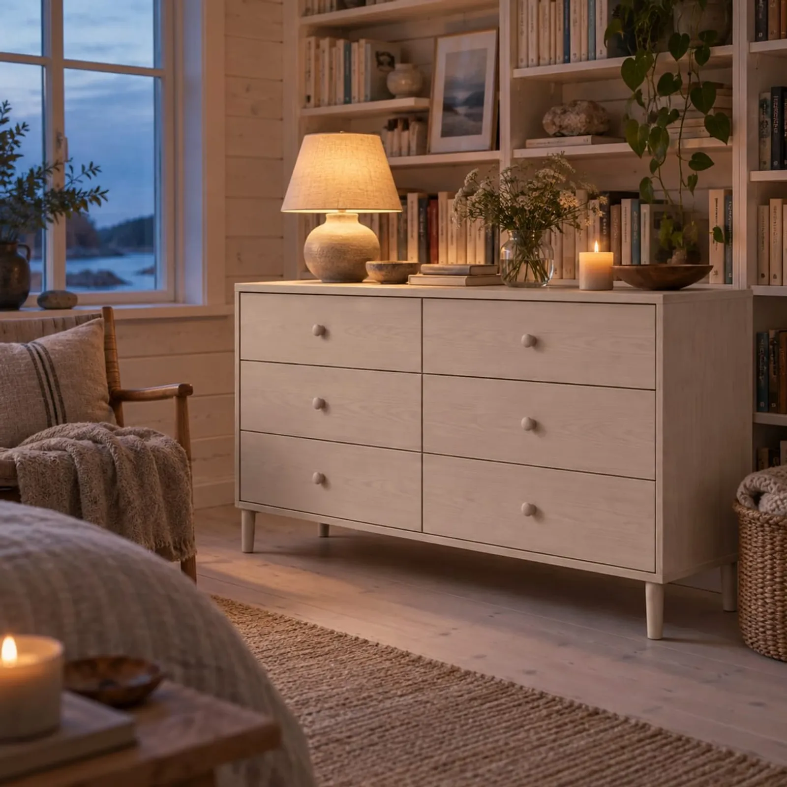 Commode Fors blanc craie II - image 3