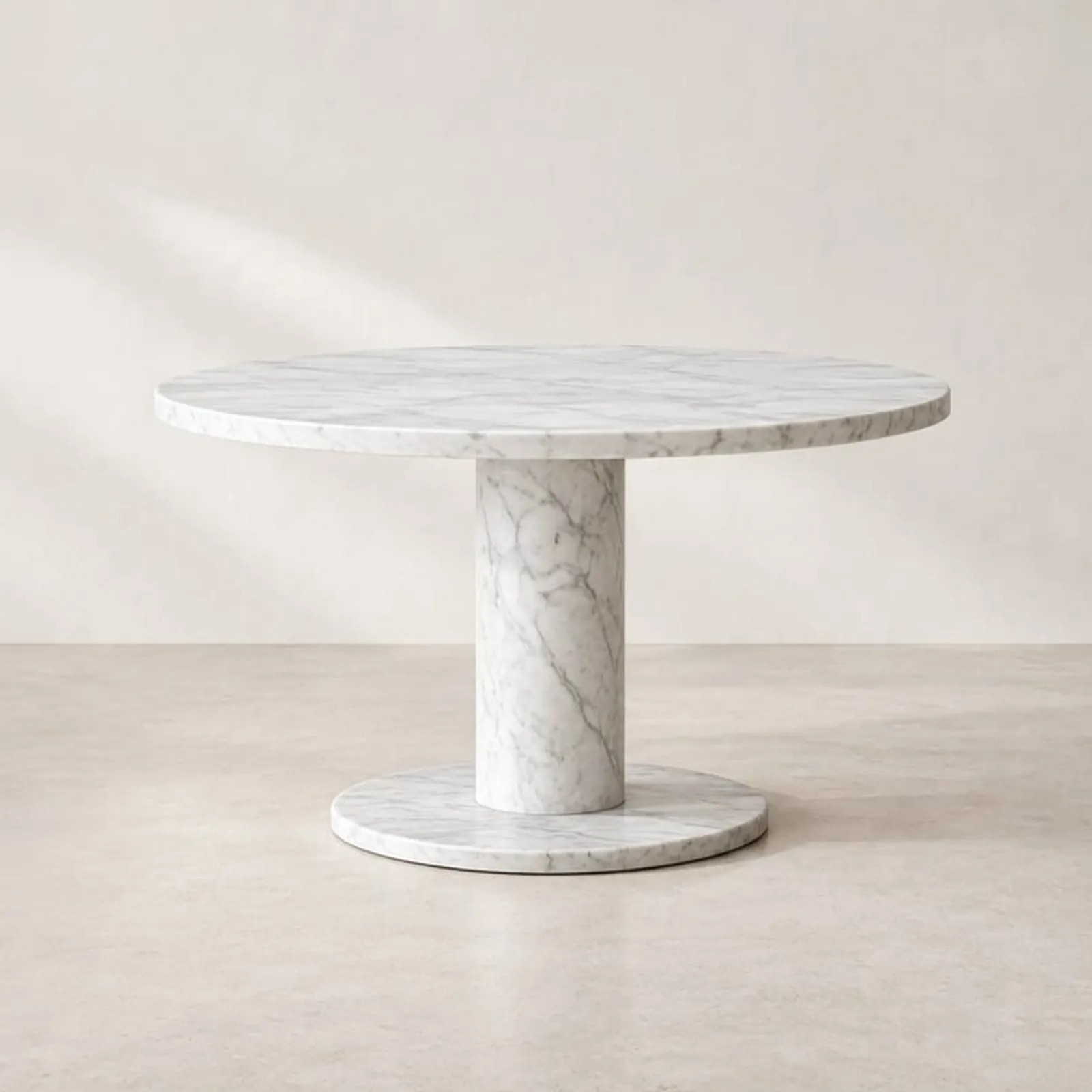 Table à manger Hampa blanc craie - image 1