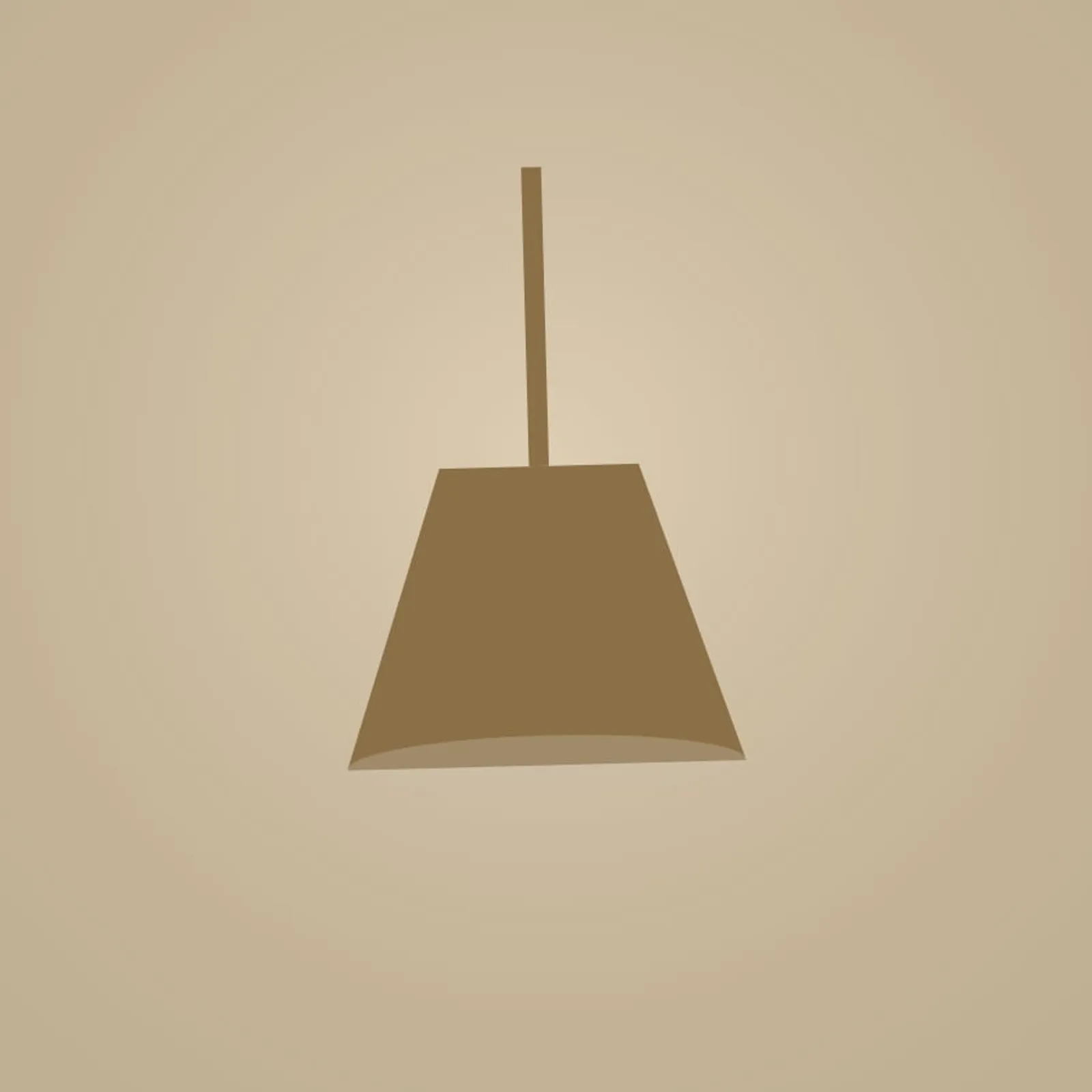 Taklampa Grund Natur - bild 1