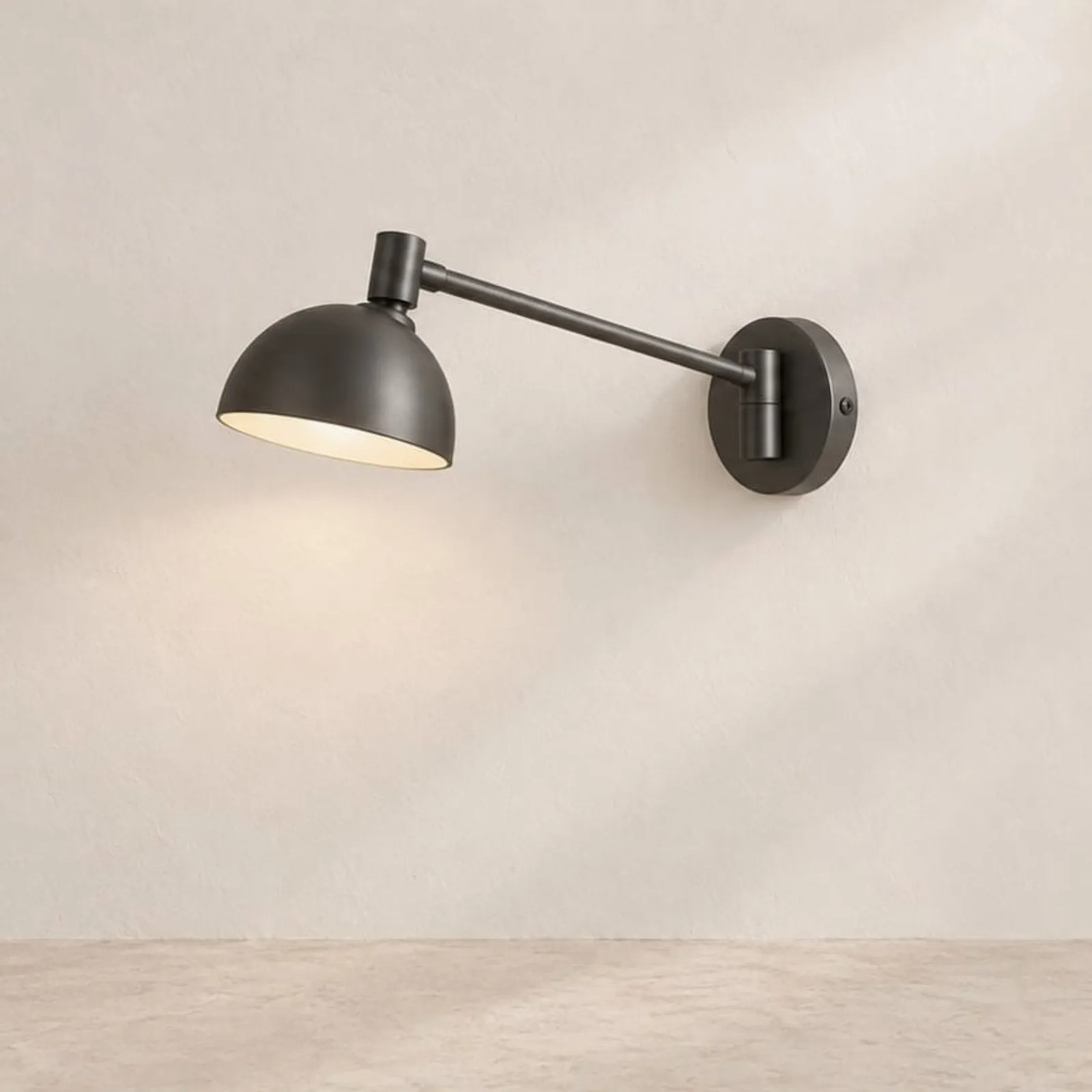 Vägglampa Äng Stål - bild 1