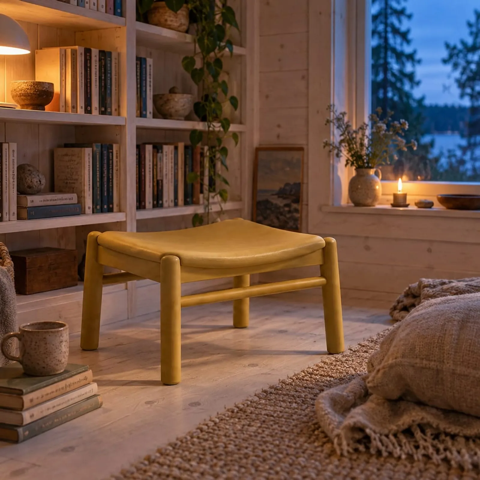 Tabouret Fors ocre - image 3