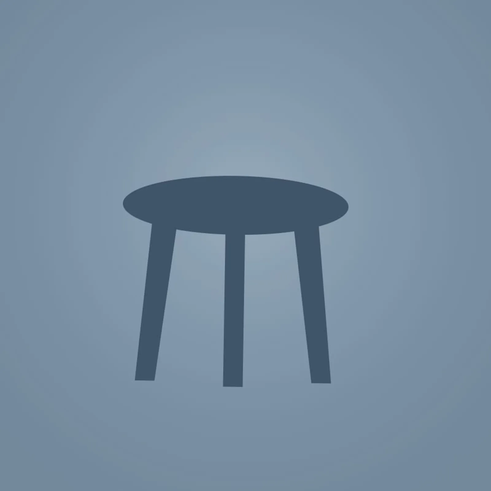 Sidobord Lönn Havsblå - bild 1