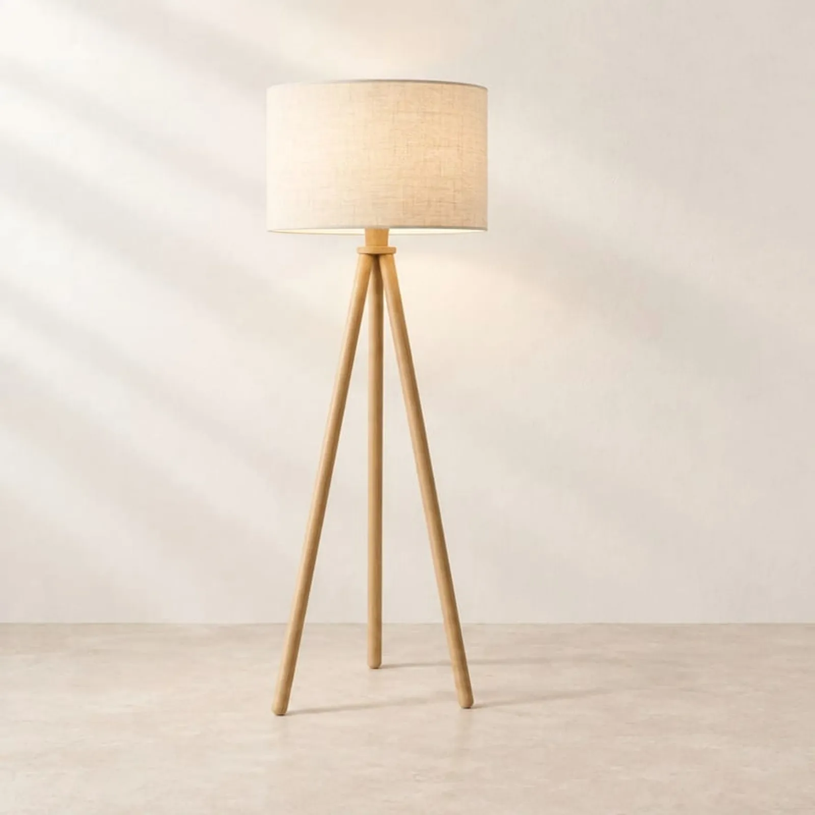 Golvlampa Kvarn Natur III - bild 1