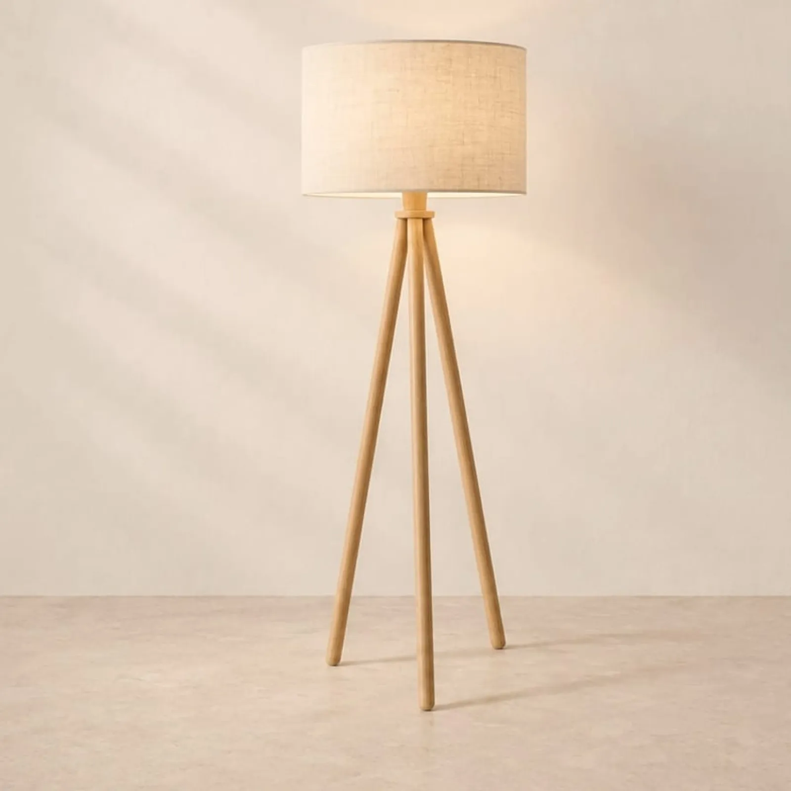 Golvlampa Lönn Natur IV - bild 2