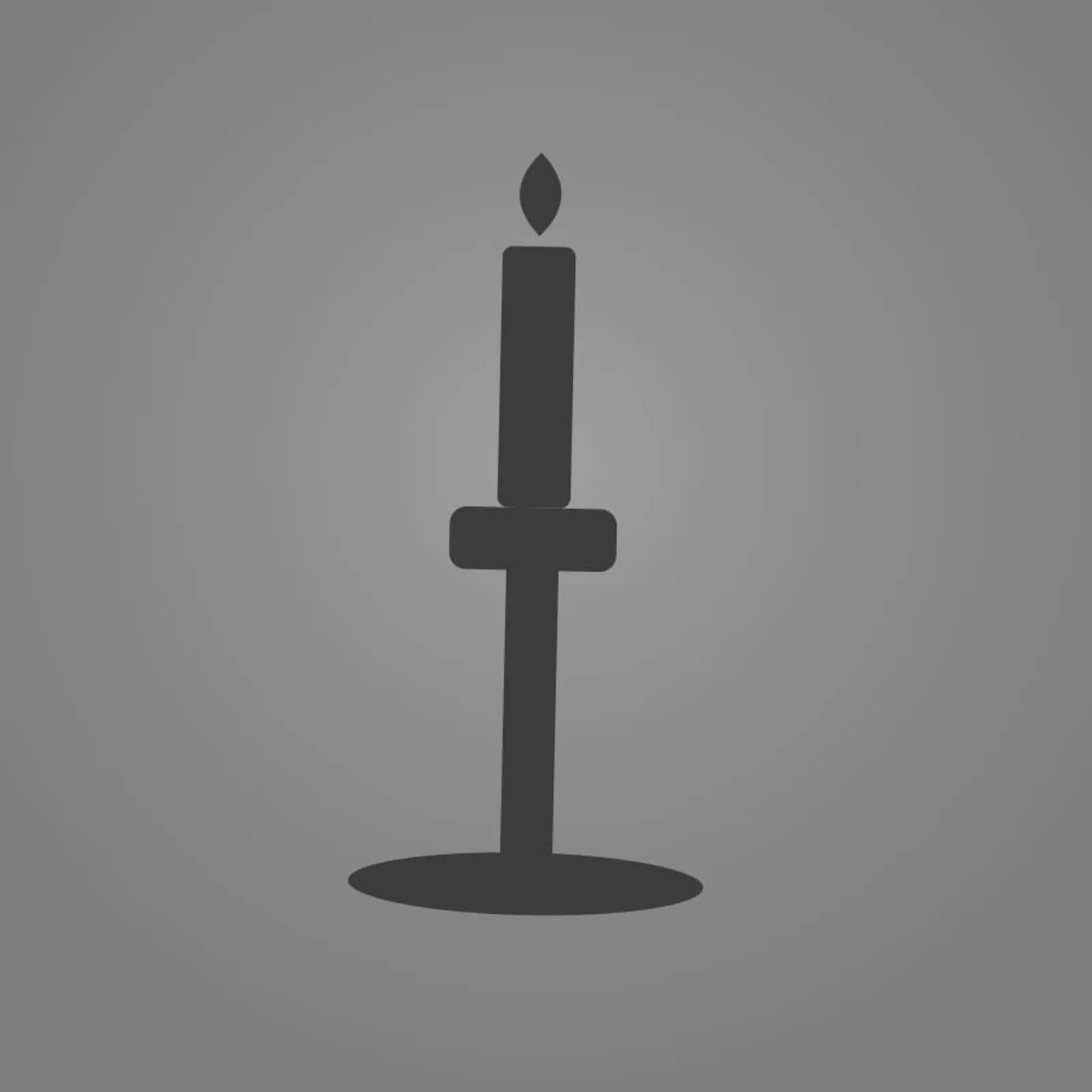 Ljusstake Bryggan Stengods - bild 1
